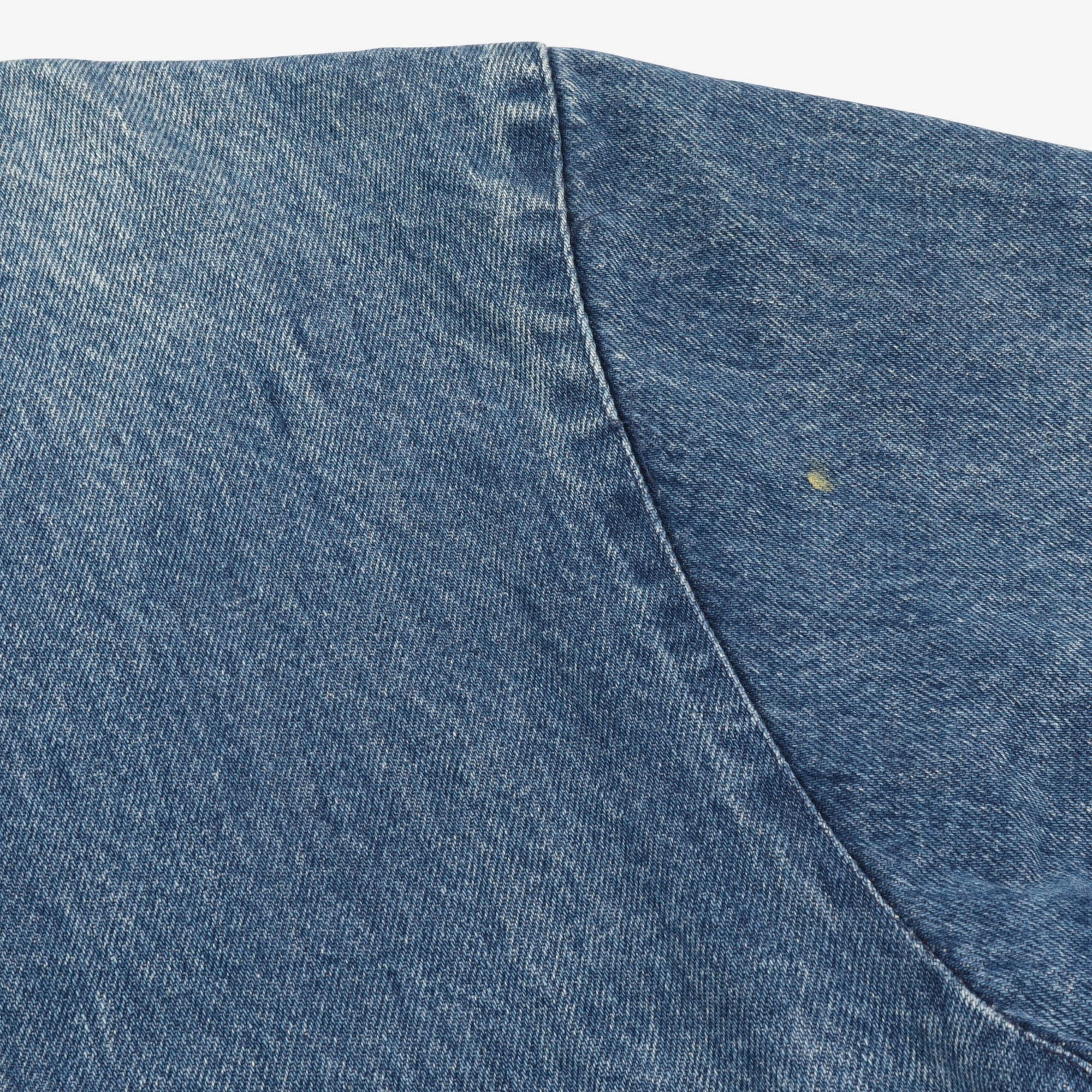 Denim Bomber Harrington Jacket