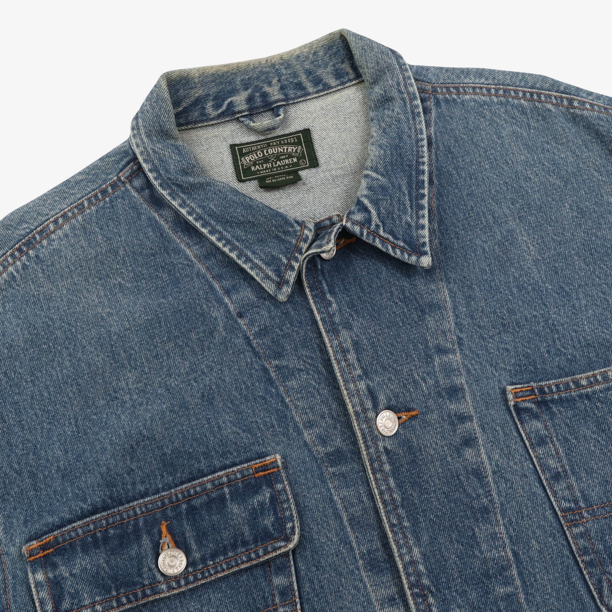 Polo Country Denim Trucker Chore Jacket