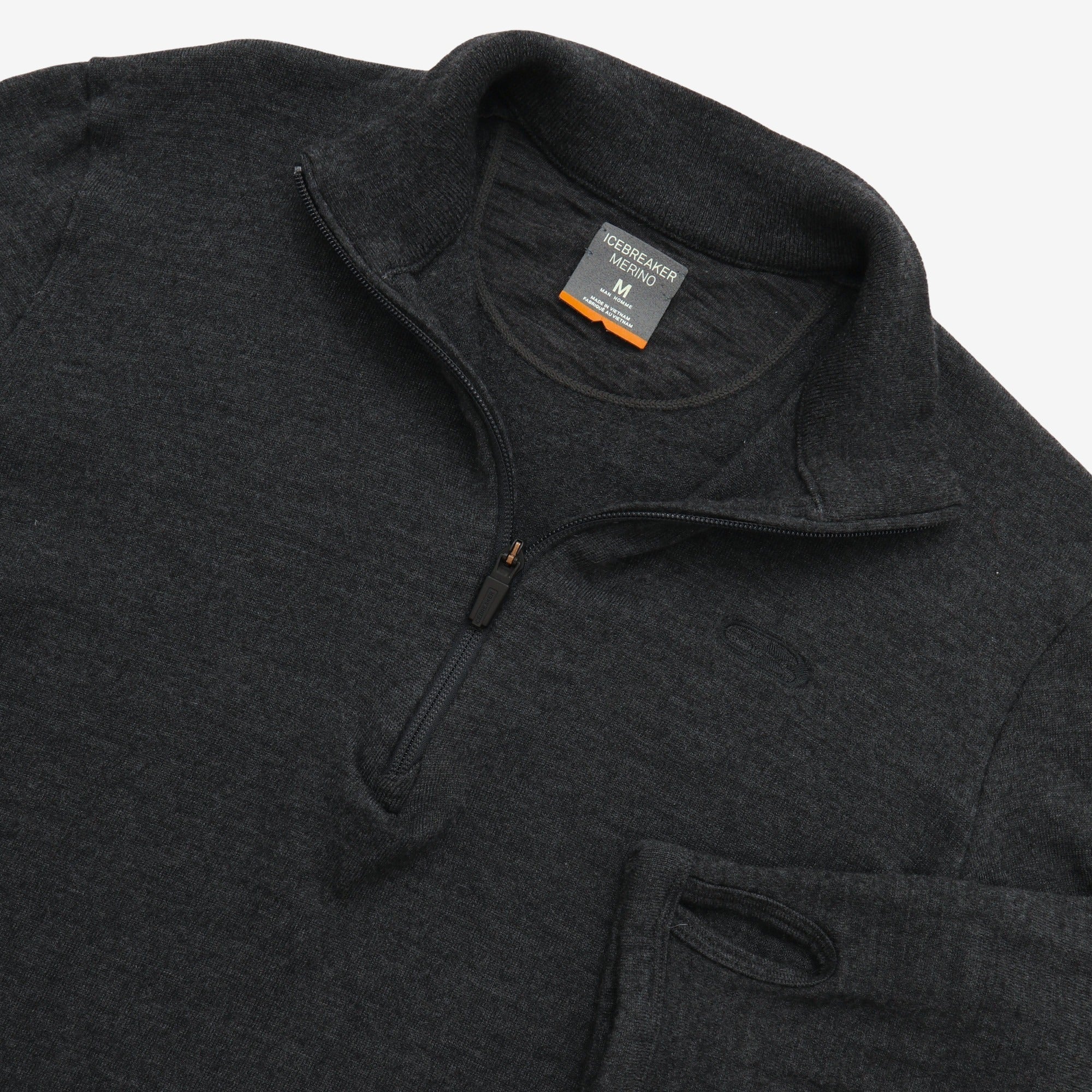 Merino Wool Quarter Zip Fleece