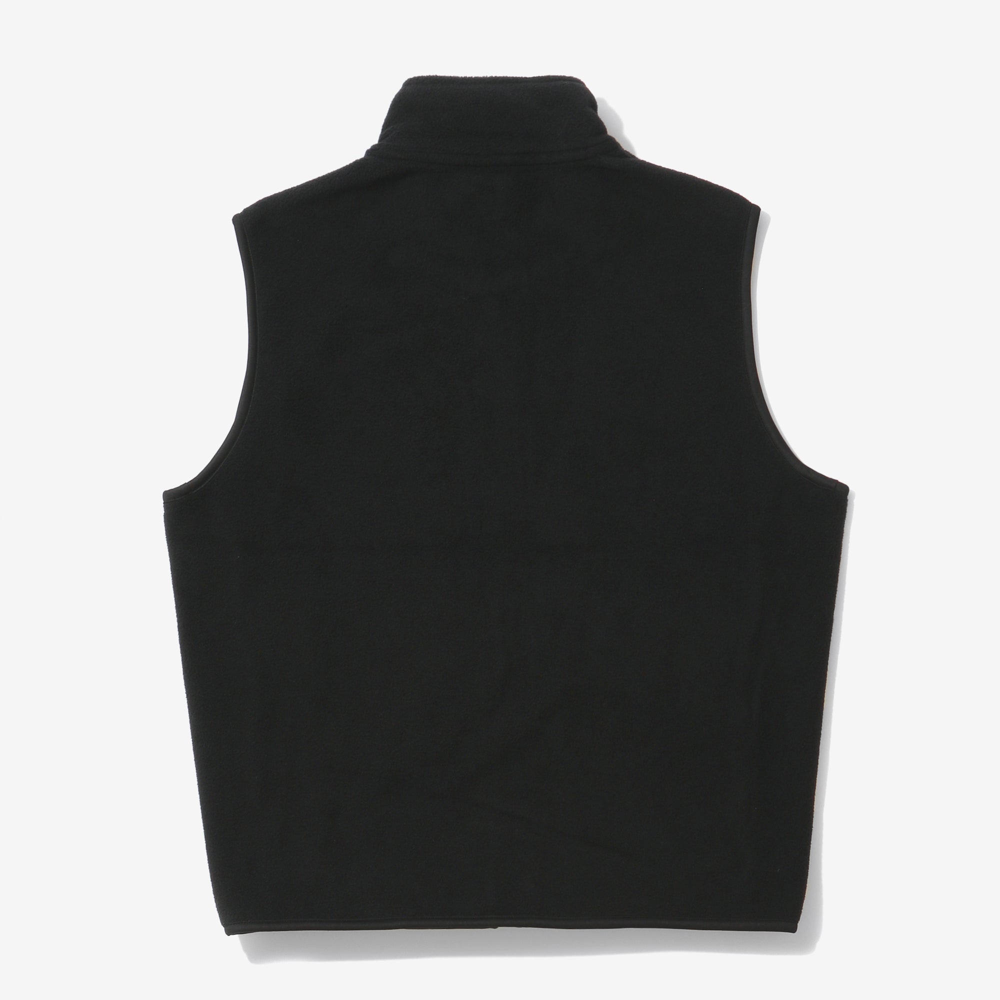Fleece Zip Vest - Black