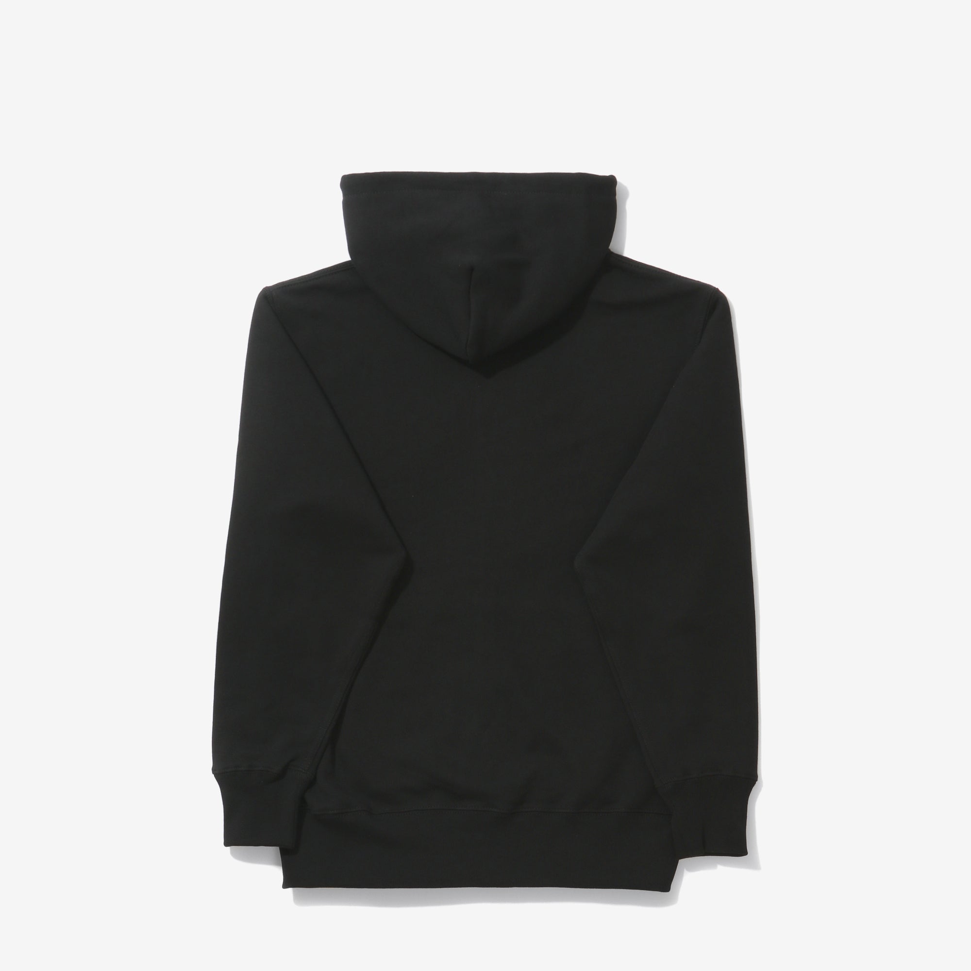 12.7oz Zip-Up Cotton Hoodie (Black)
