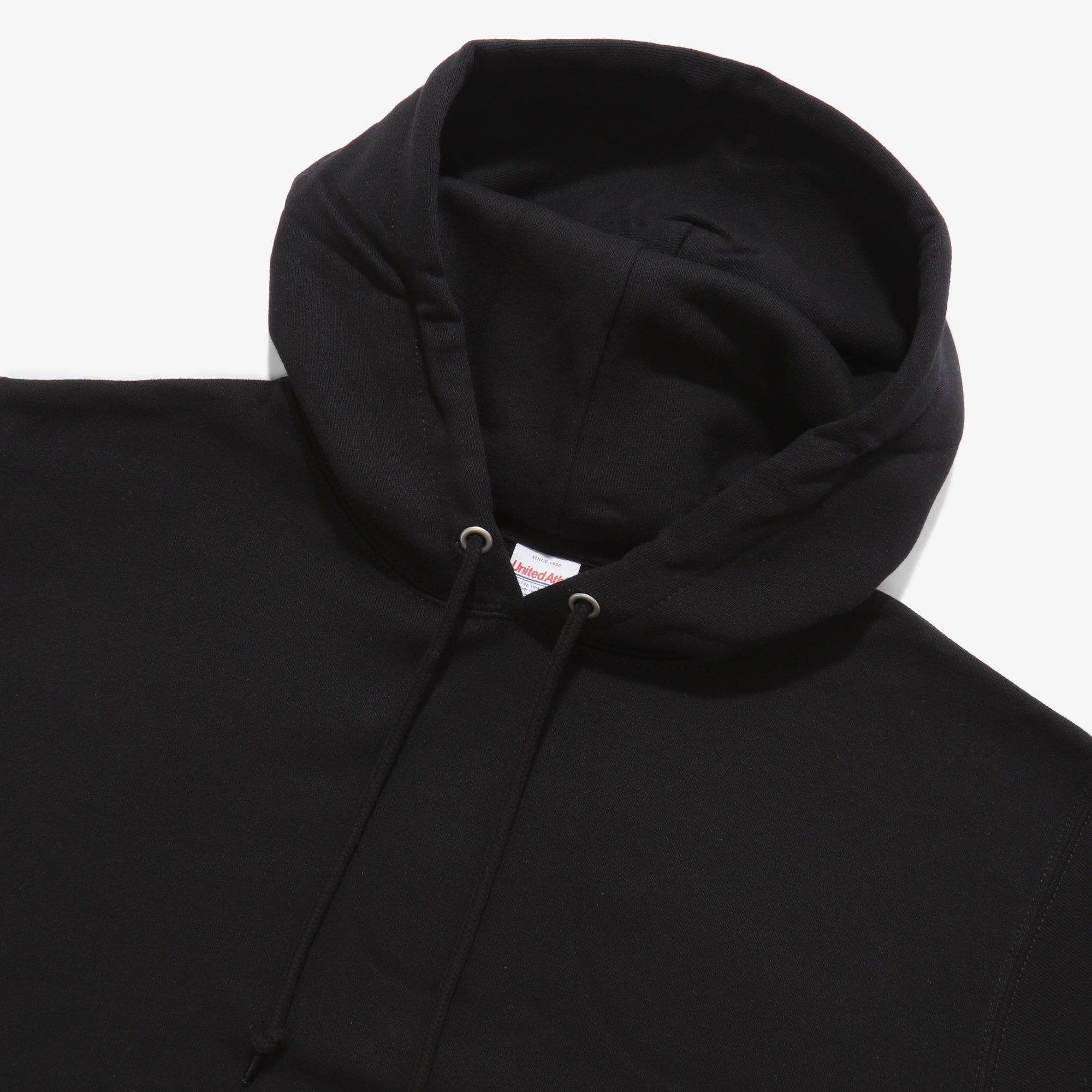12.7oz Cotton Hoodie (Black)