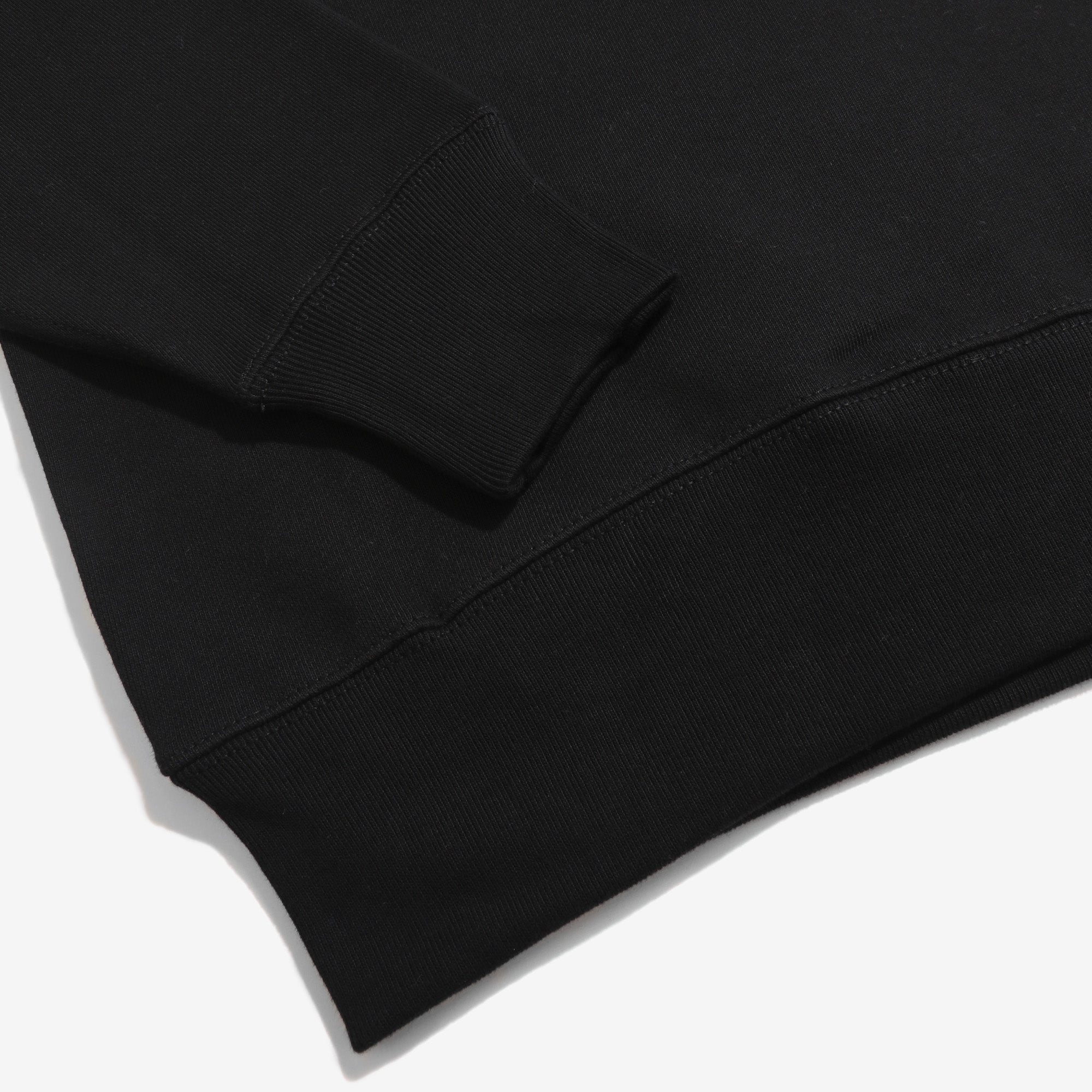 12.7oz Cotton Sweatshirt (Black)