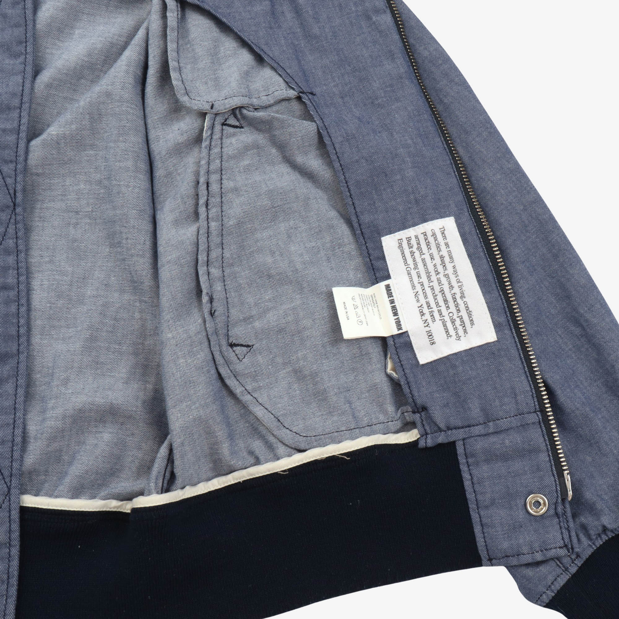 FWK Chambray Bomber Jacket