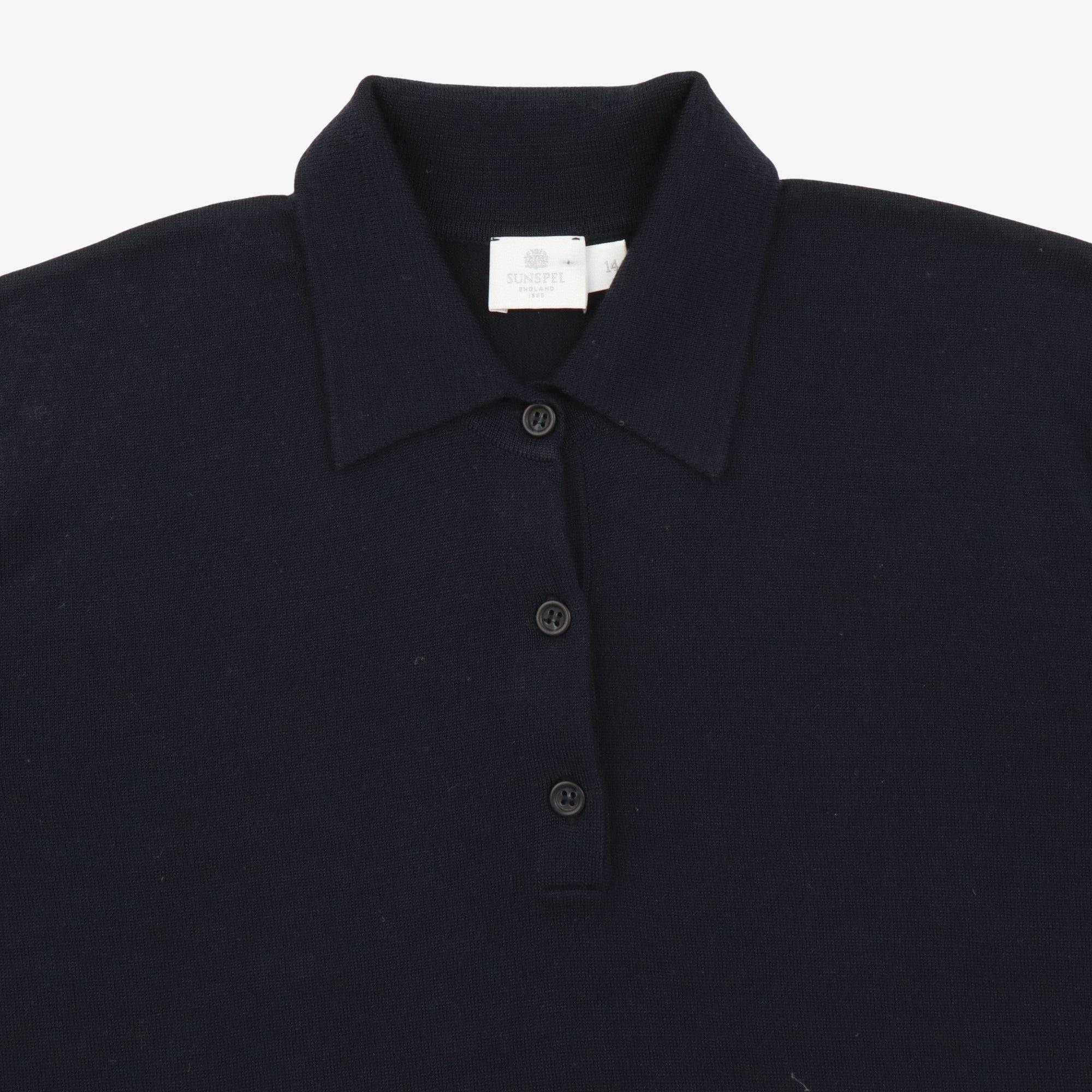 Knitted Polo Shirt Dress