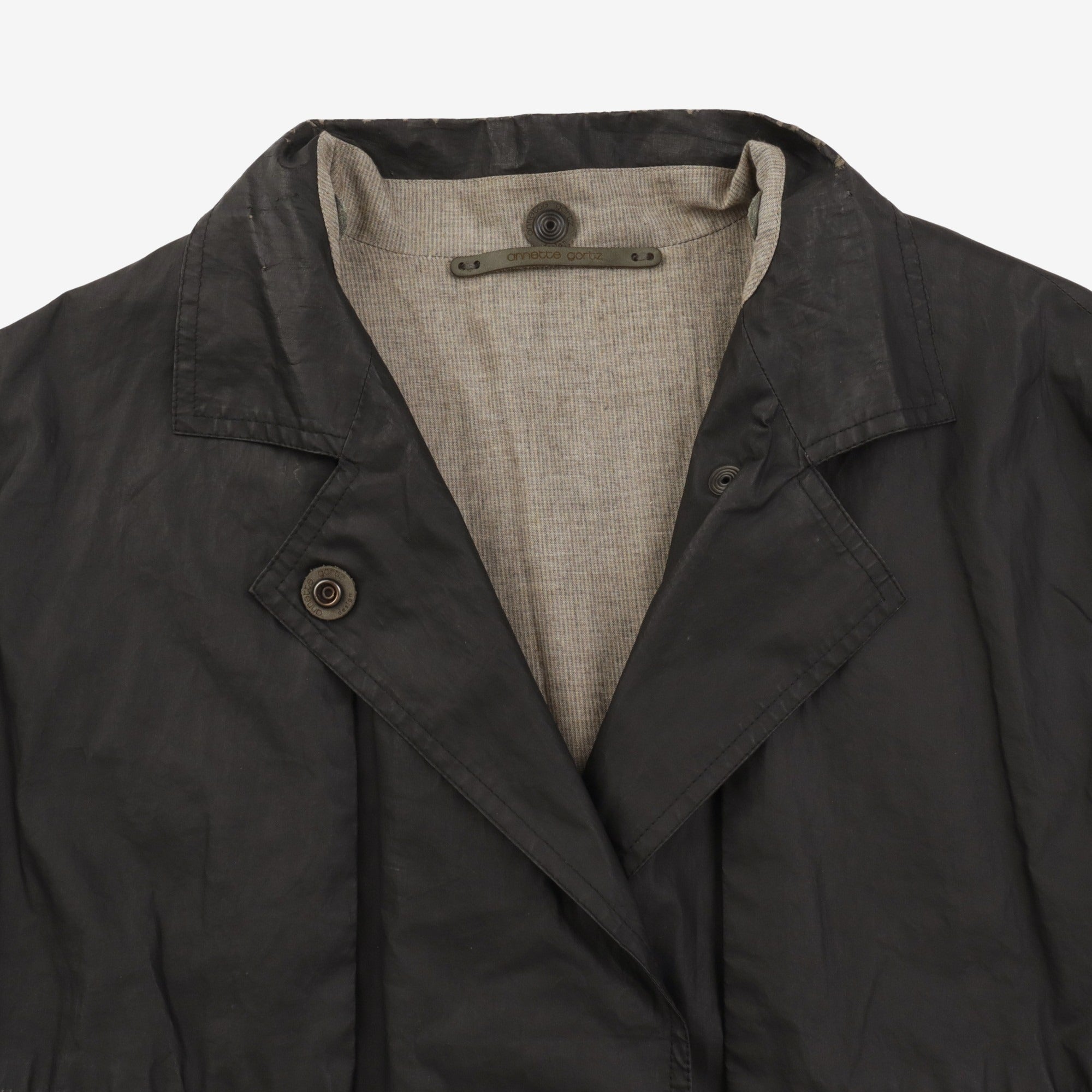 Waxed Cotton Mac