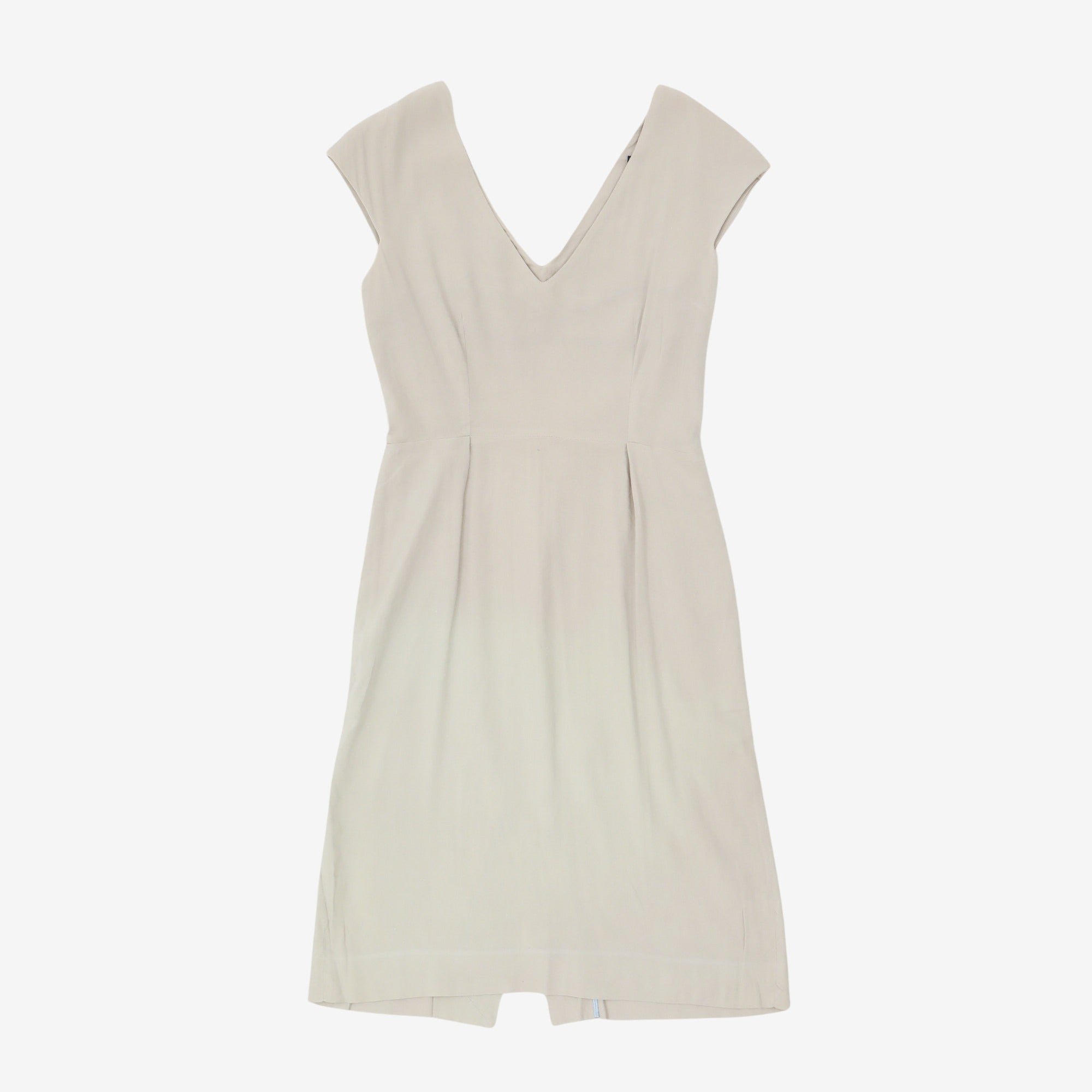 V-Neck Linen Dress