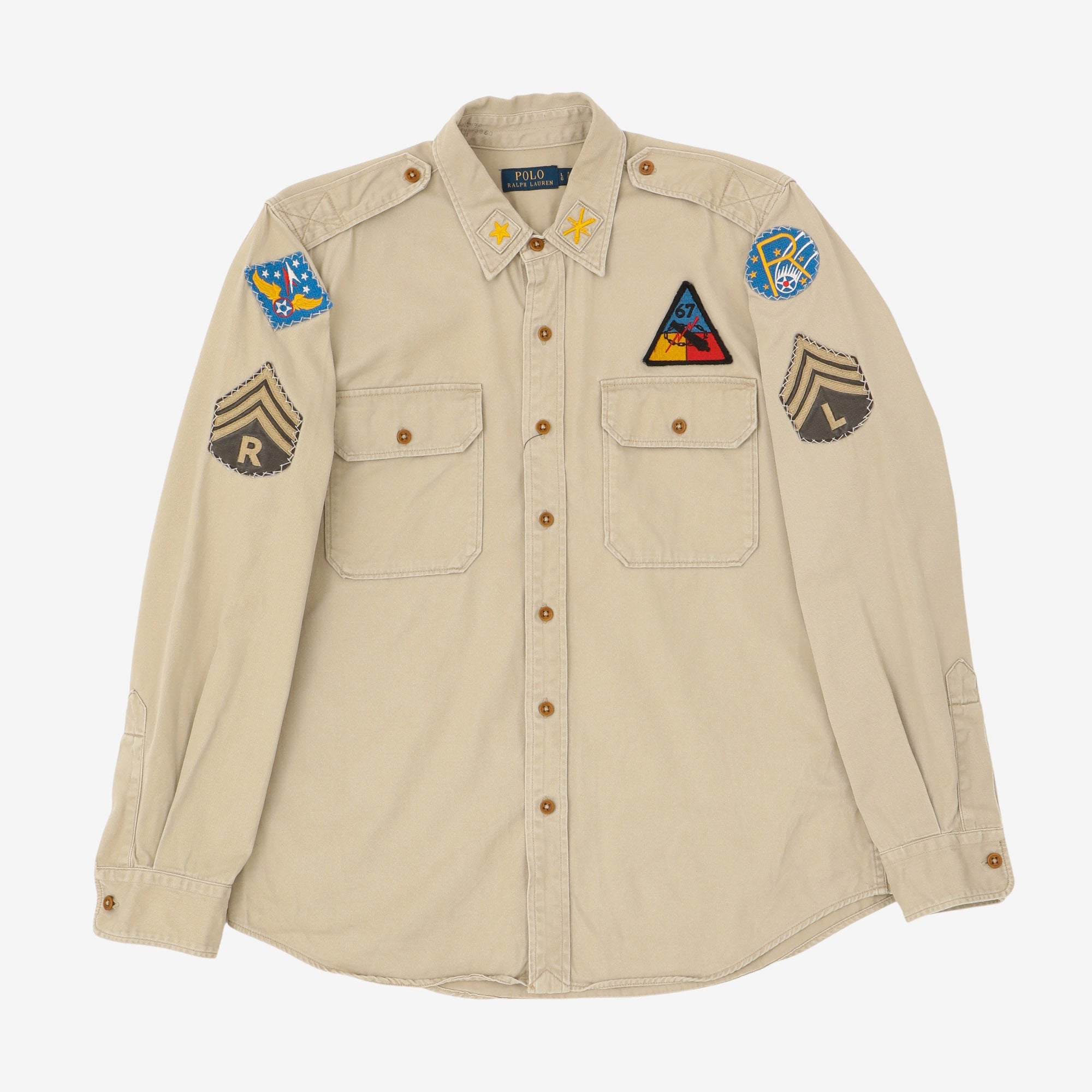 ralph lauren army shirt