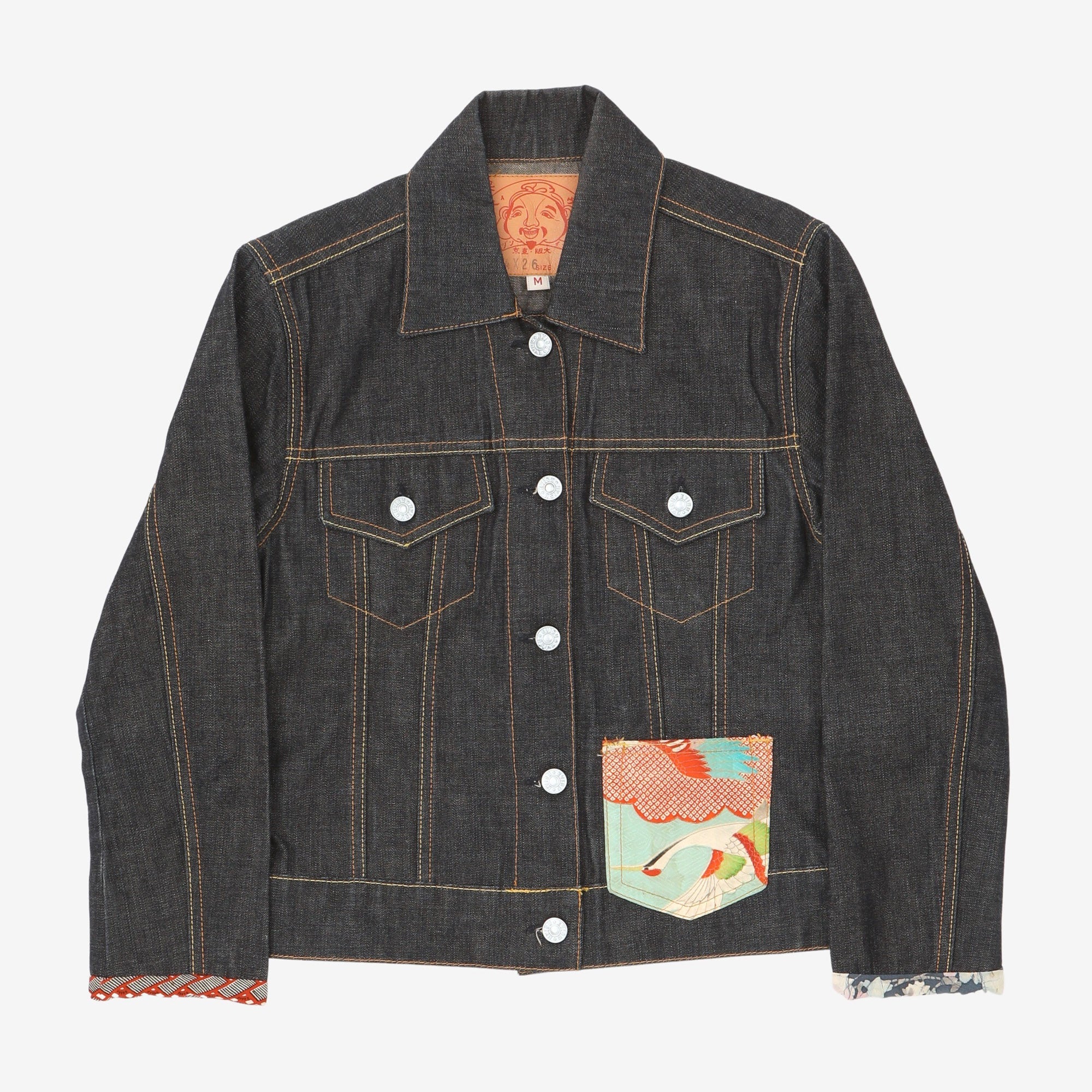Evisu jeans best sale jacket