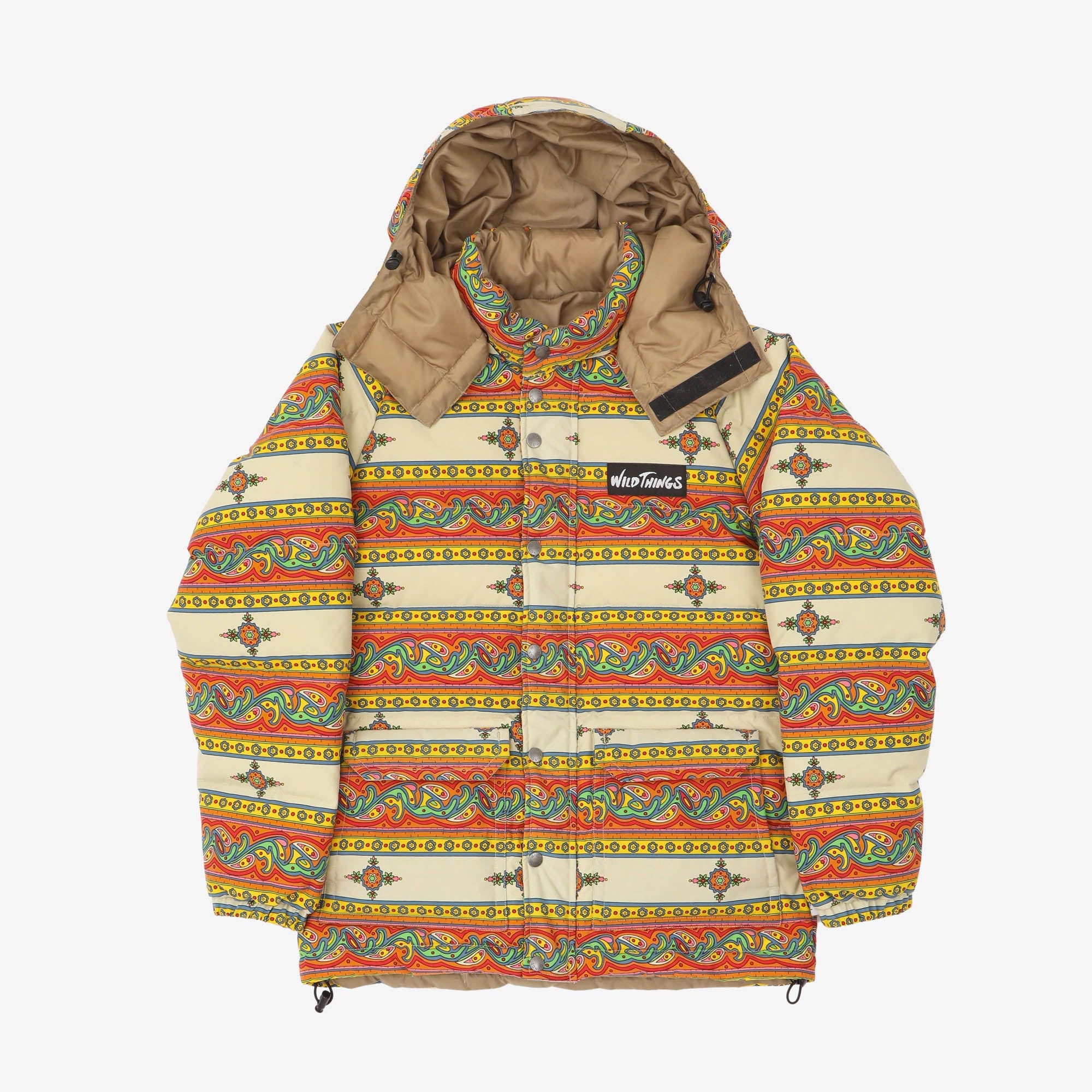 Patterned down discount jacket
