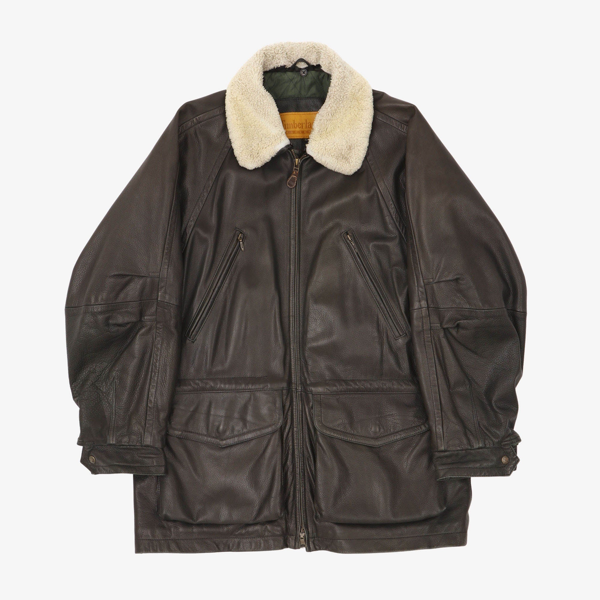 Timberland Leather Jacket Marrkt