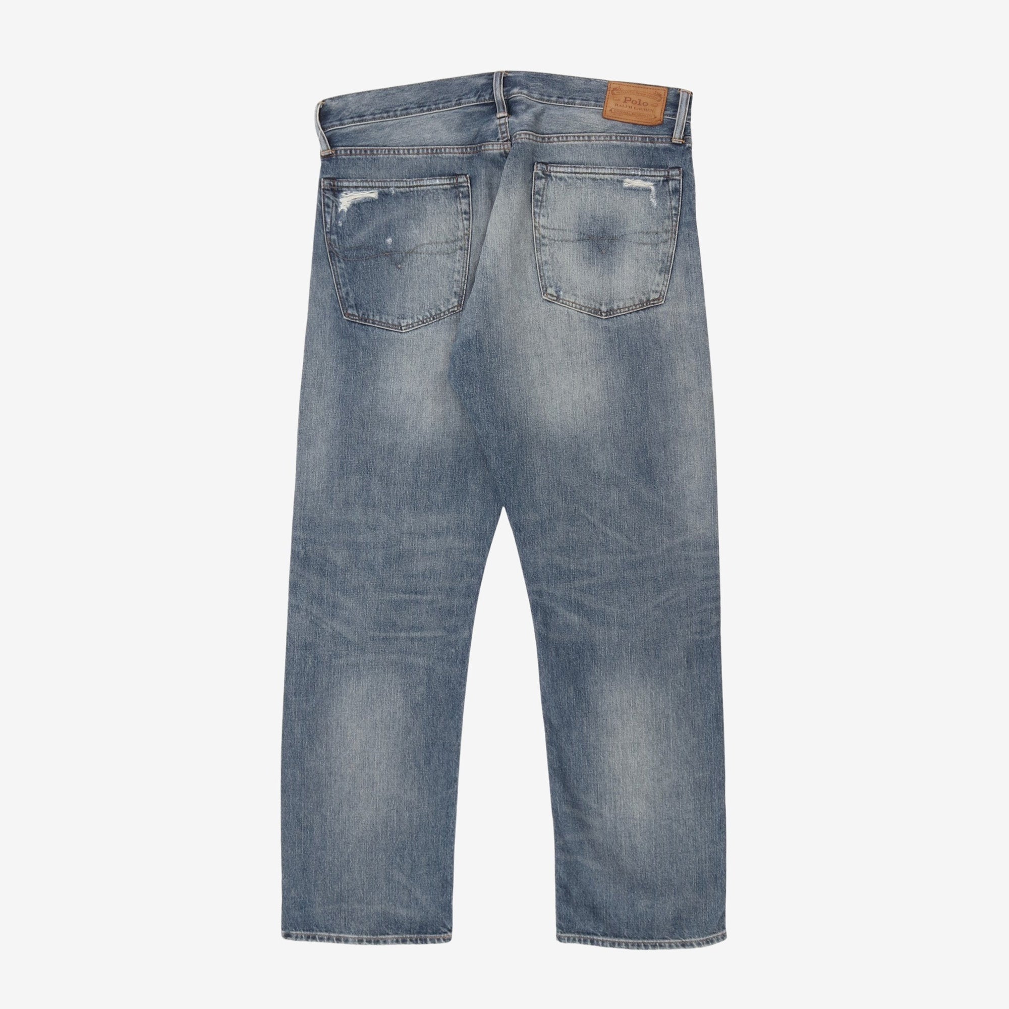 Polo Denim with Boro/Repair