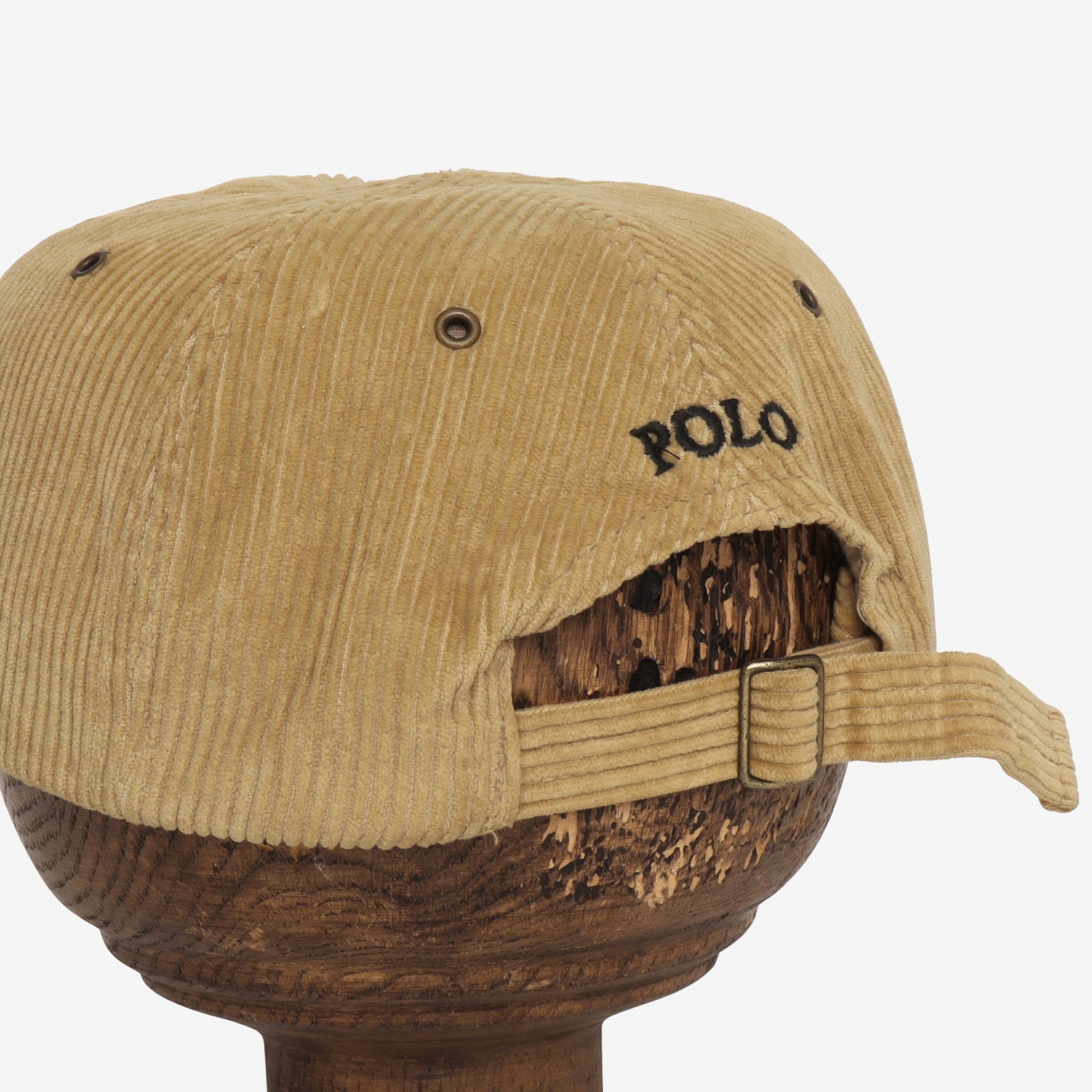 Vintage Polo Bear Corduroy Cap