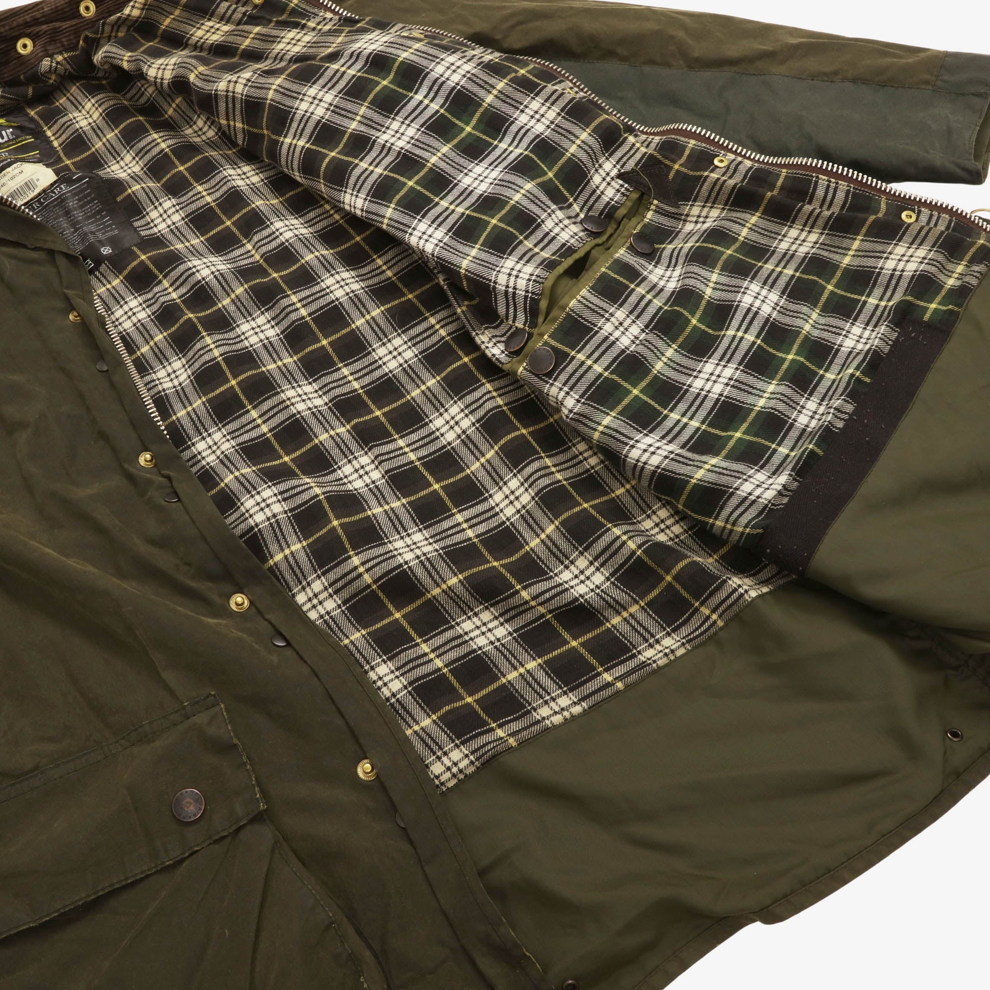 Vintage Border Waxed Jacket + Liner