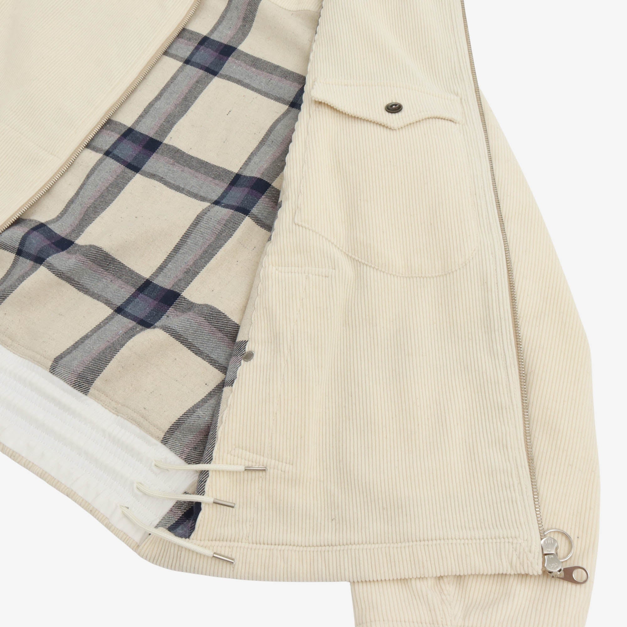 Corduroy Cinch Back Blouson