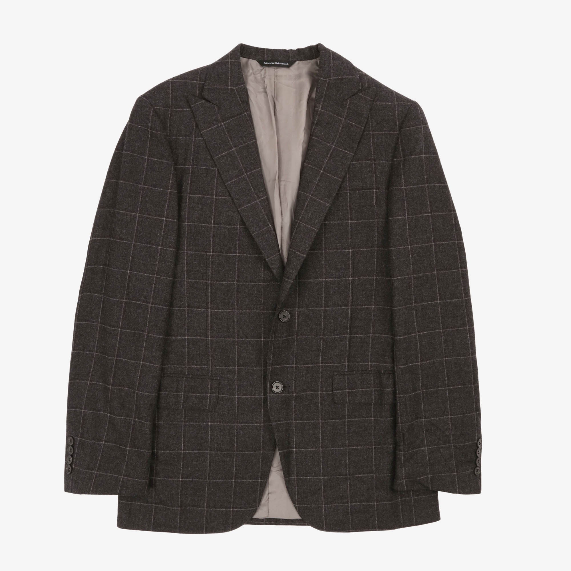 Wool Check Suit (Saks Fifth Avenue)