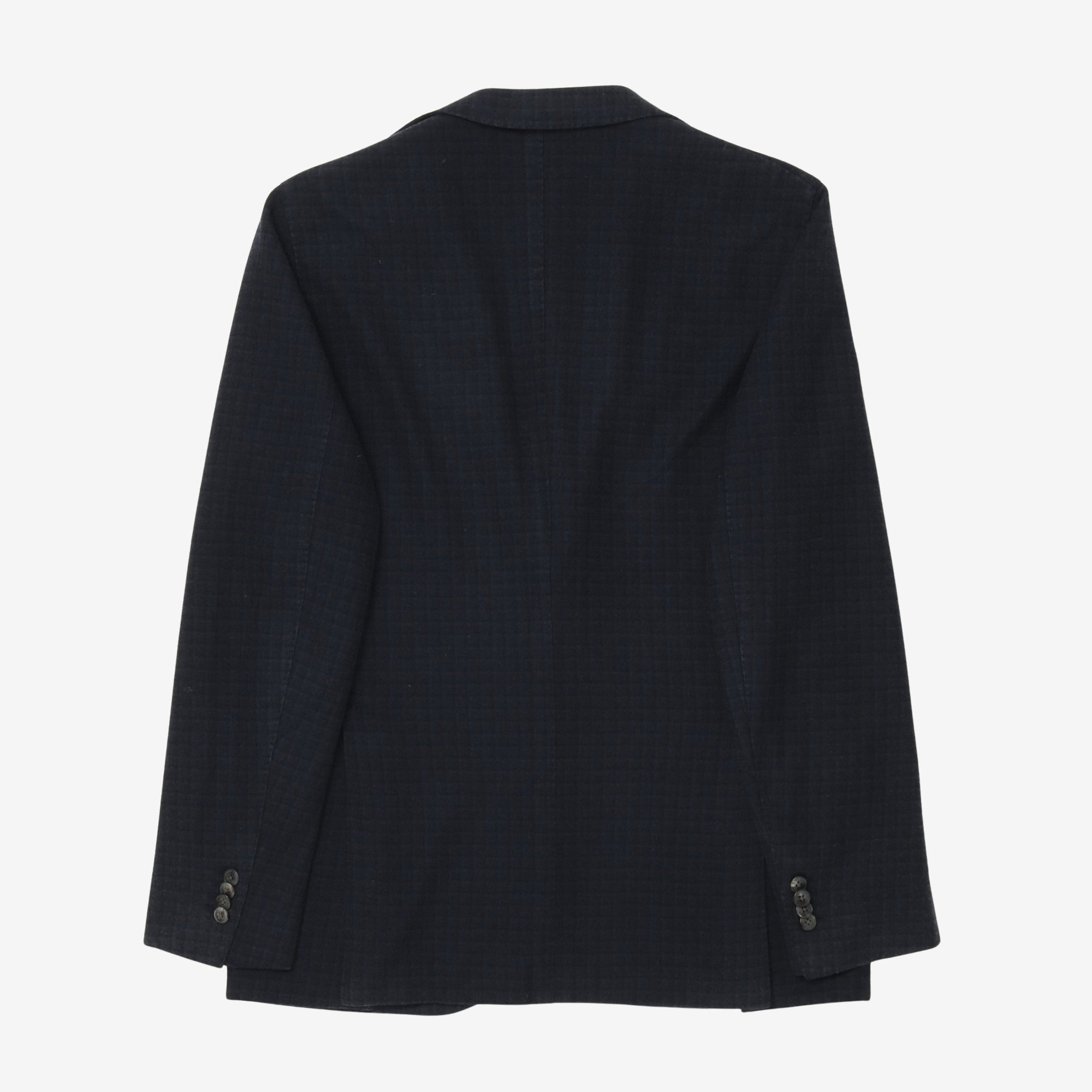 Check Wool Blazer