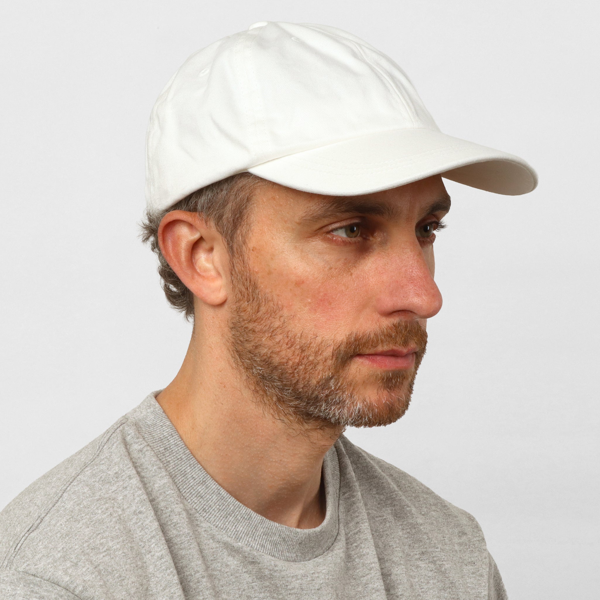 Sulfur Dyed Cap - White  (Made in Japan)