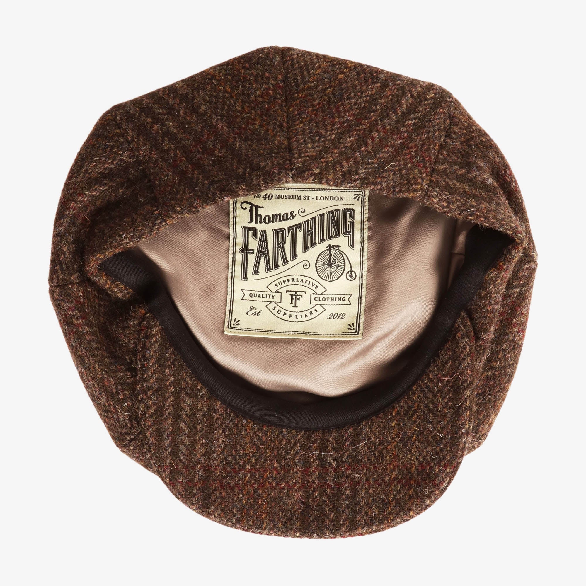 Herringbone Baker Boy Cap