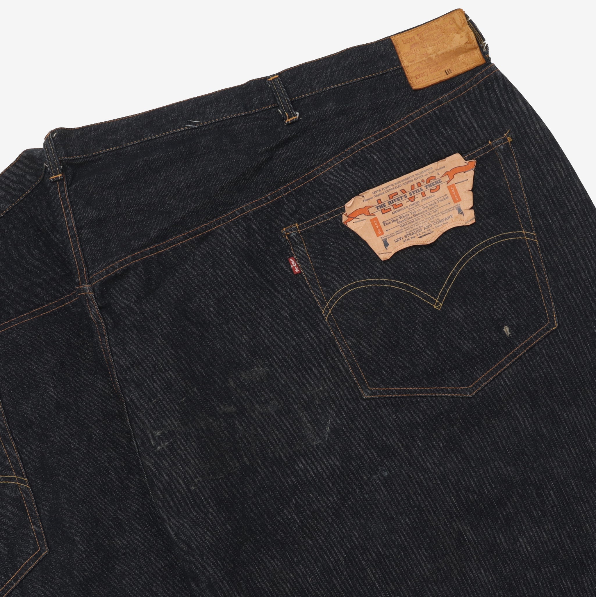 Vintage 1950s/60s Lot 502SX Selvedge Denim 'Big E' (Store Display 76W x 45L)