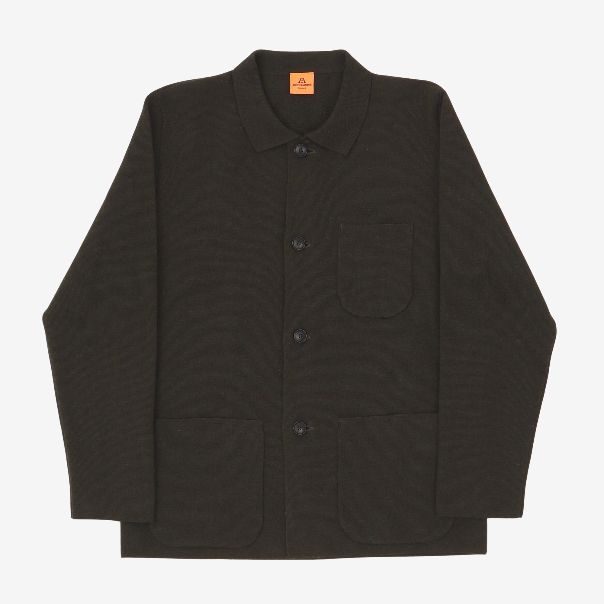 Wool Knit Work Jacket