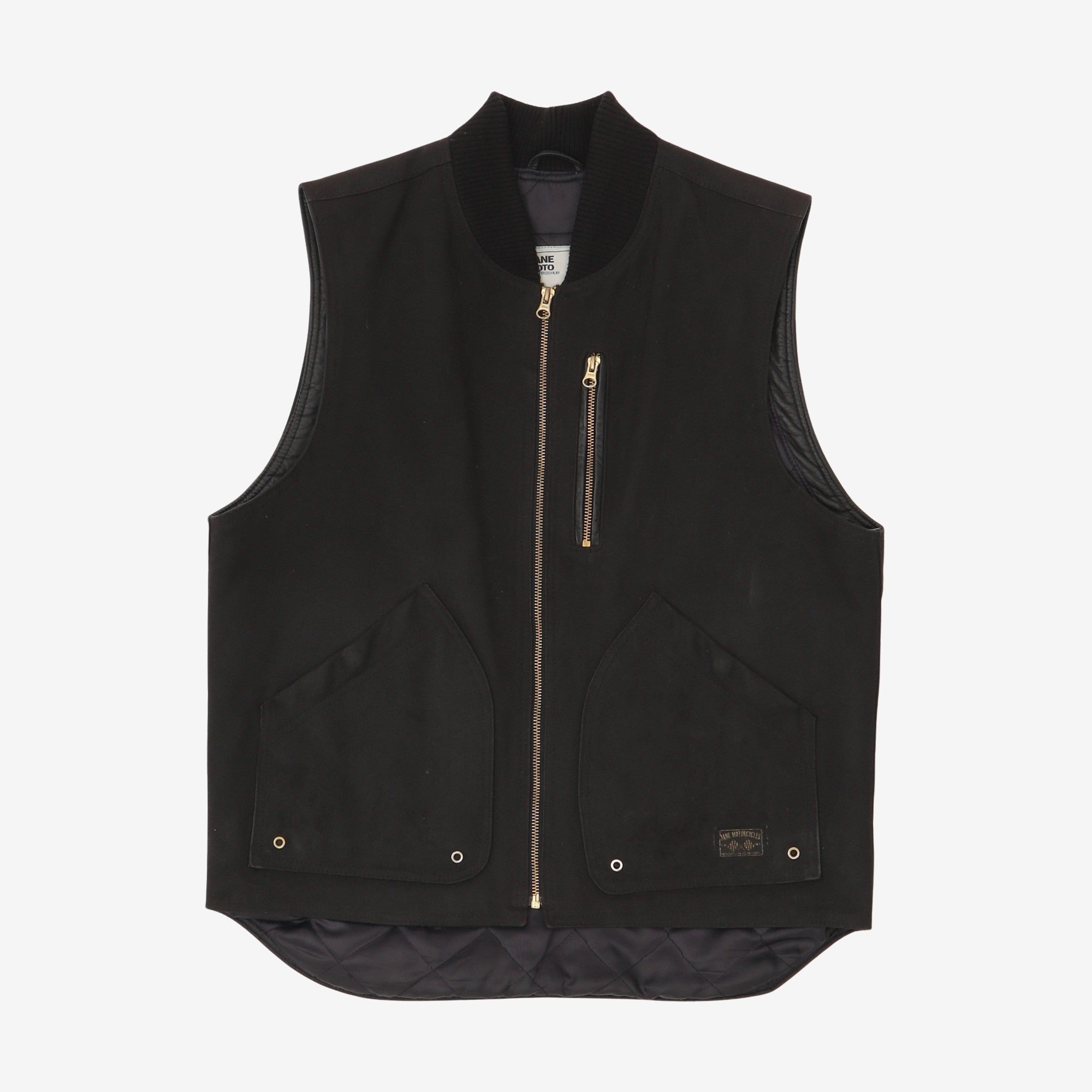Waxed Lined Zip Vest