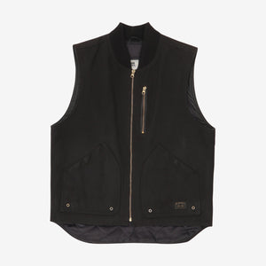 Waxed Lined Zip Vest