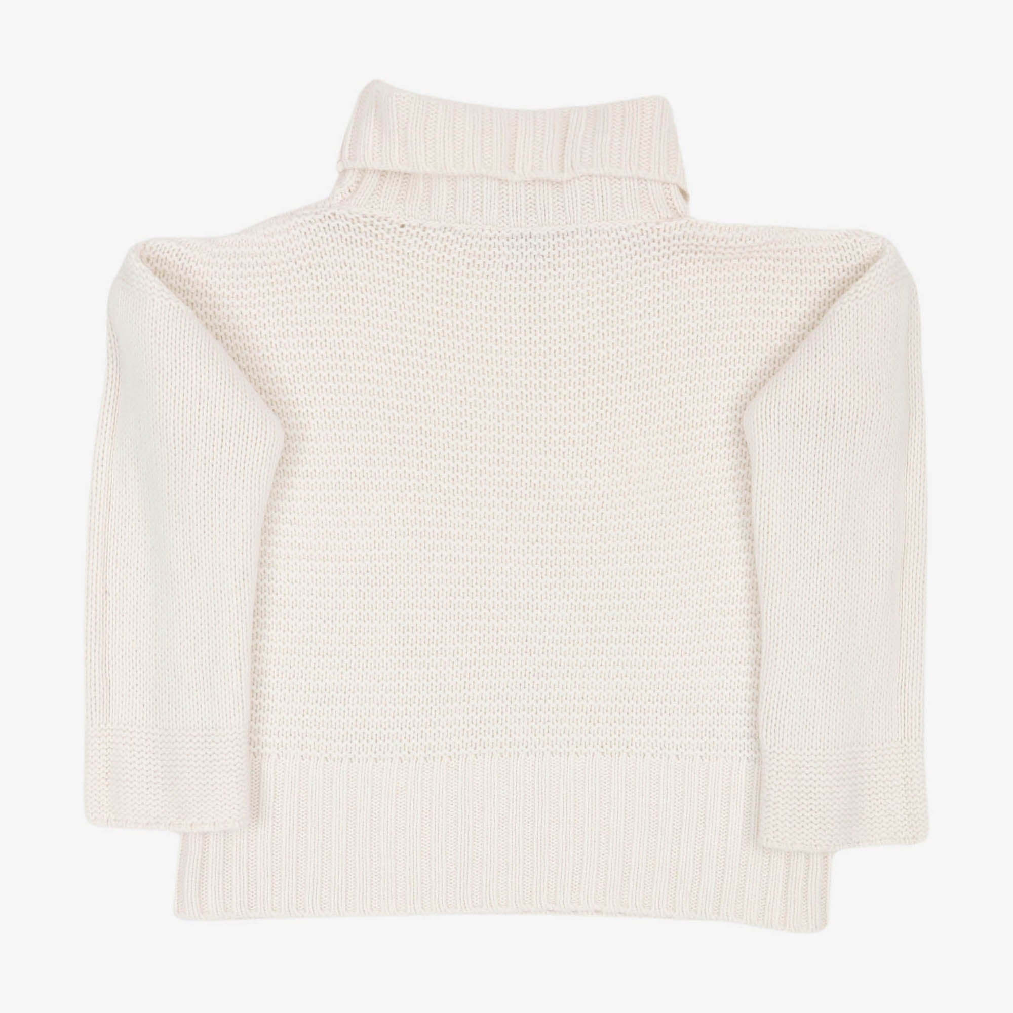 Waffle Knit Turtleneck Sweater
