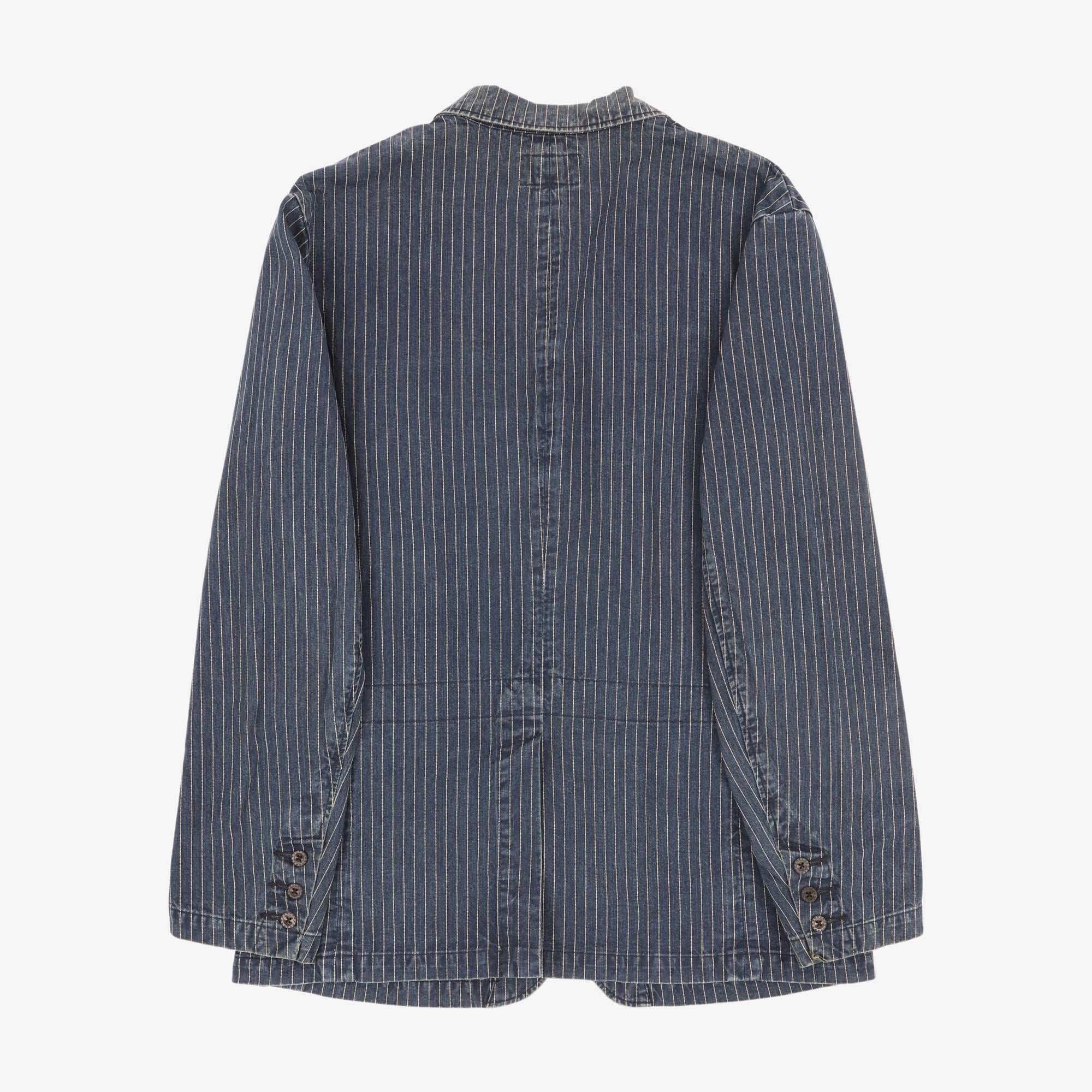 Unconstructed Pinstripe Sport Coat