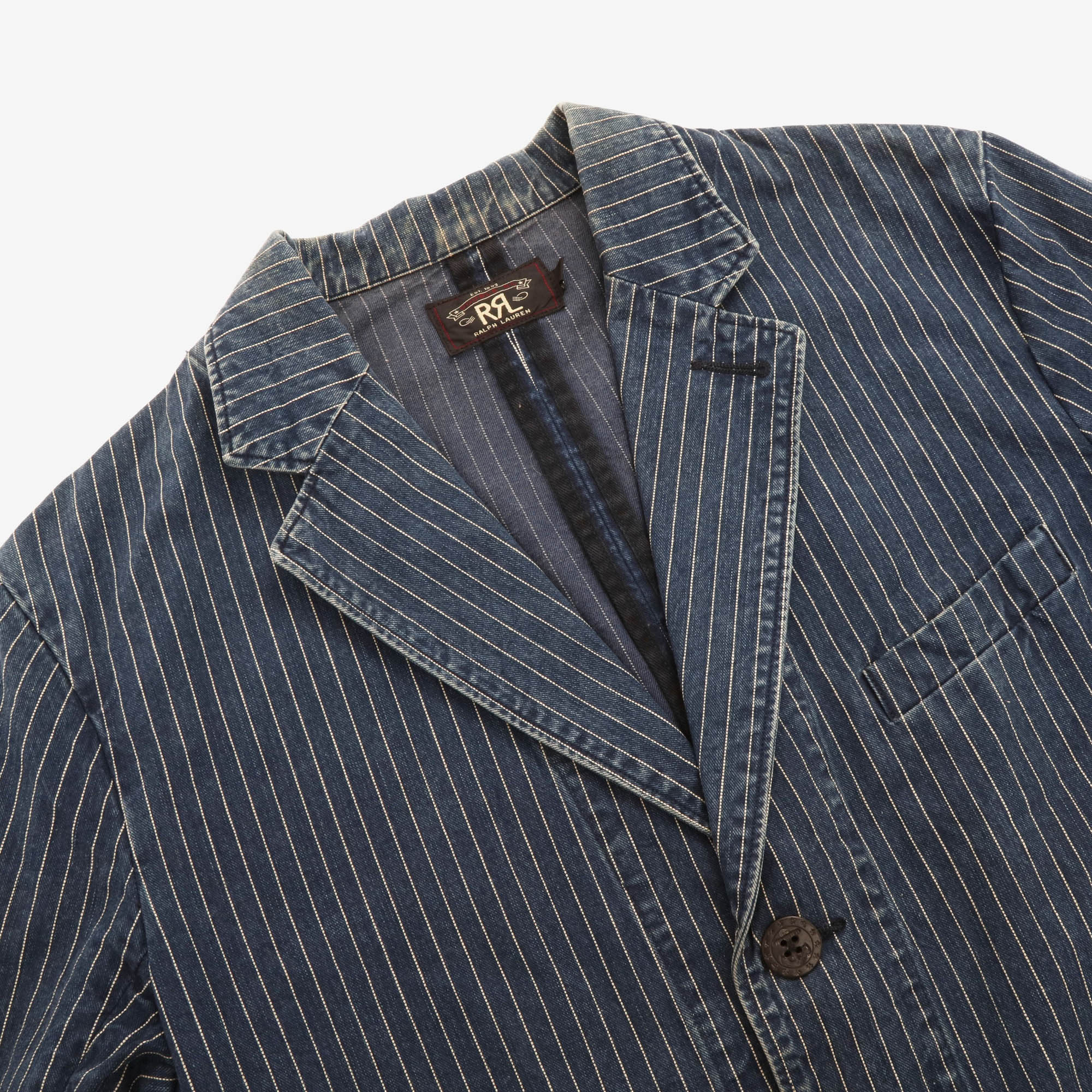 Unconstructed Pinstripe Sport Coat