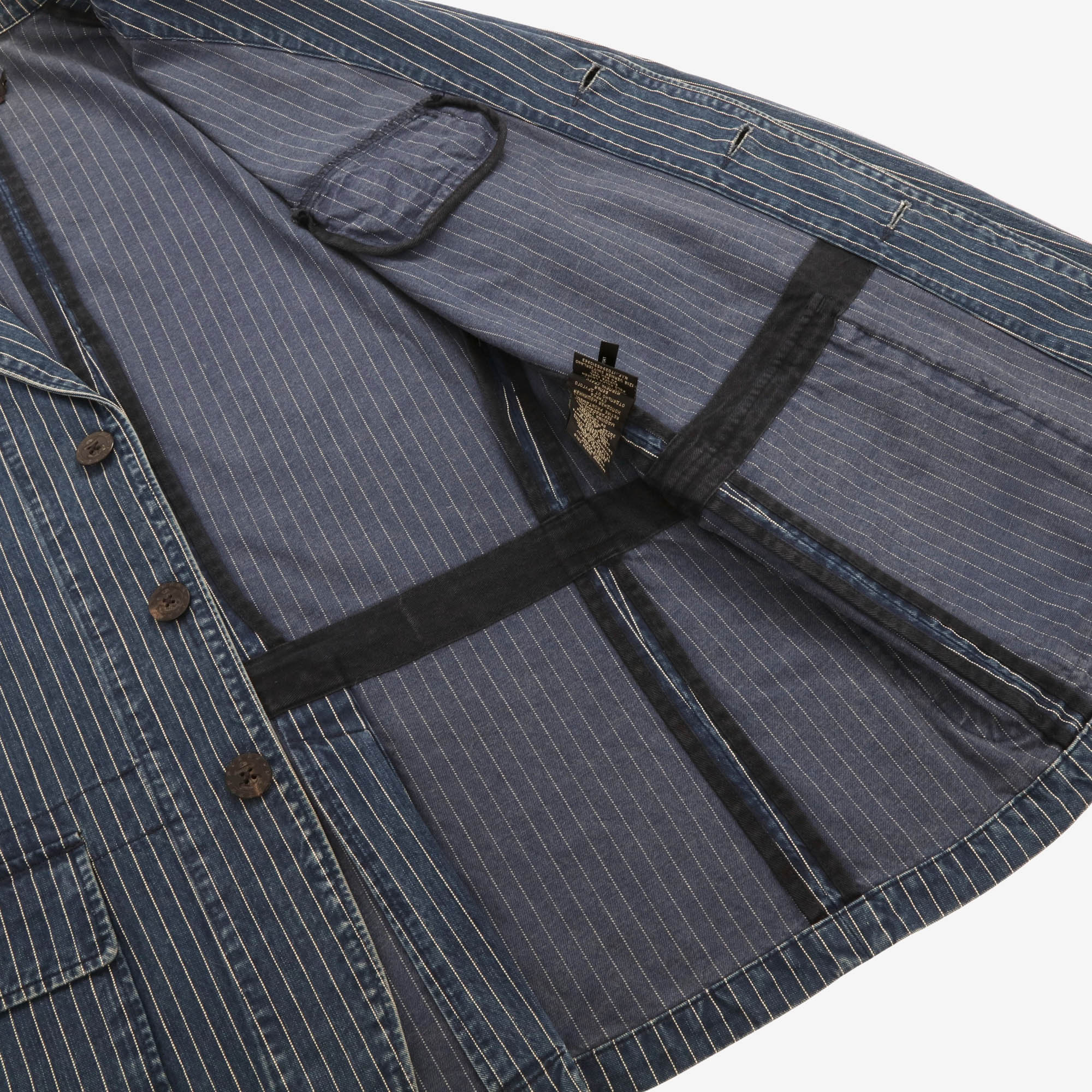 Unconstructed Pinstripe Sport Coat