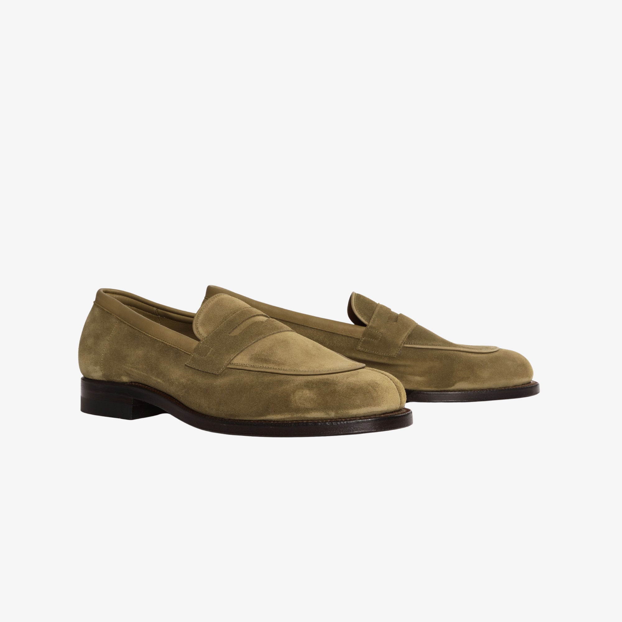 Bristol Loafer - Green Suede (1905 Last)