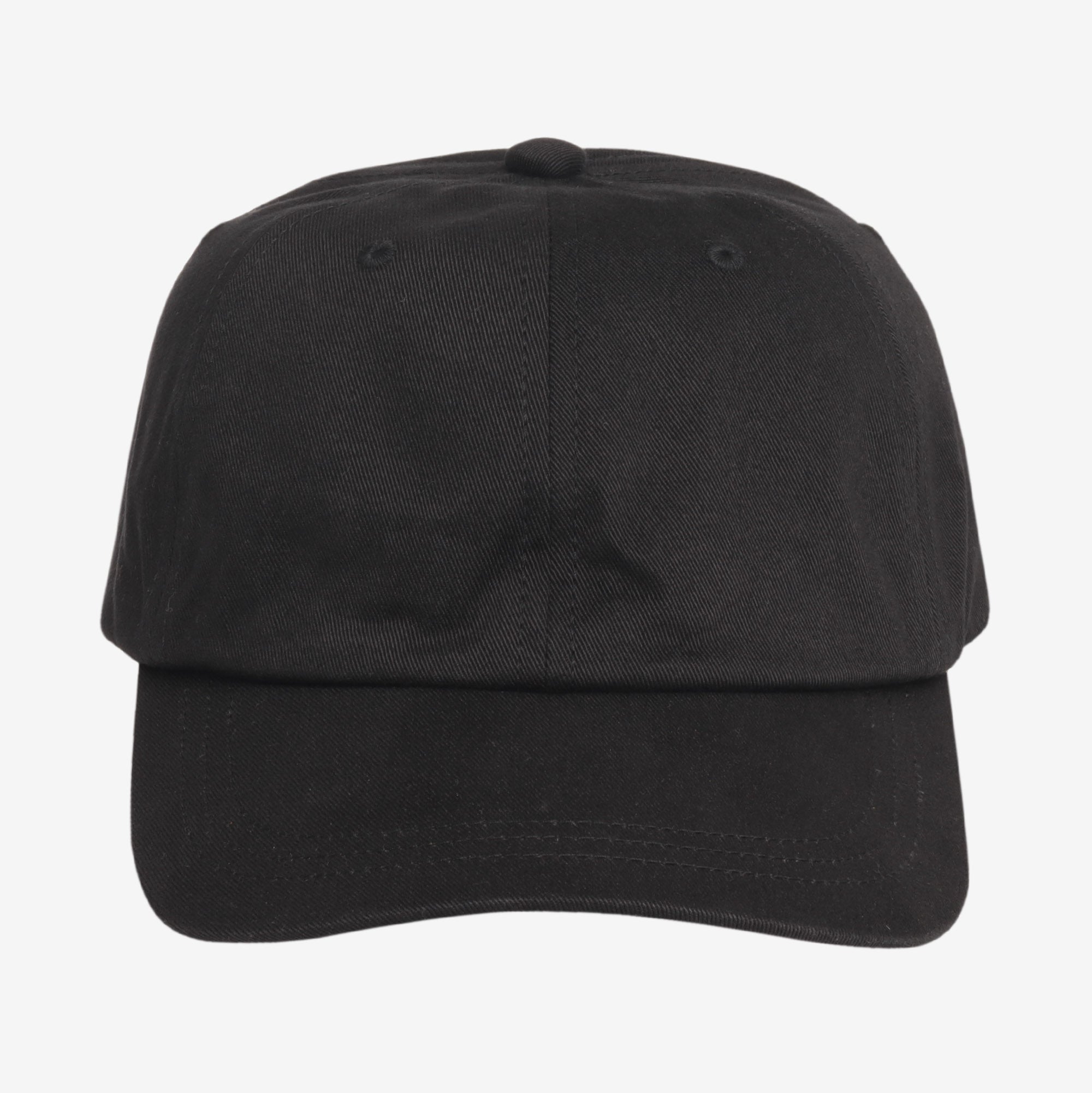 Sulfur Dyed Cap - Black (Made in Japan)