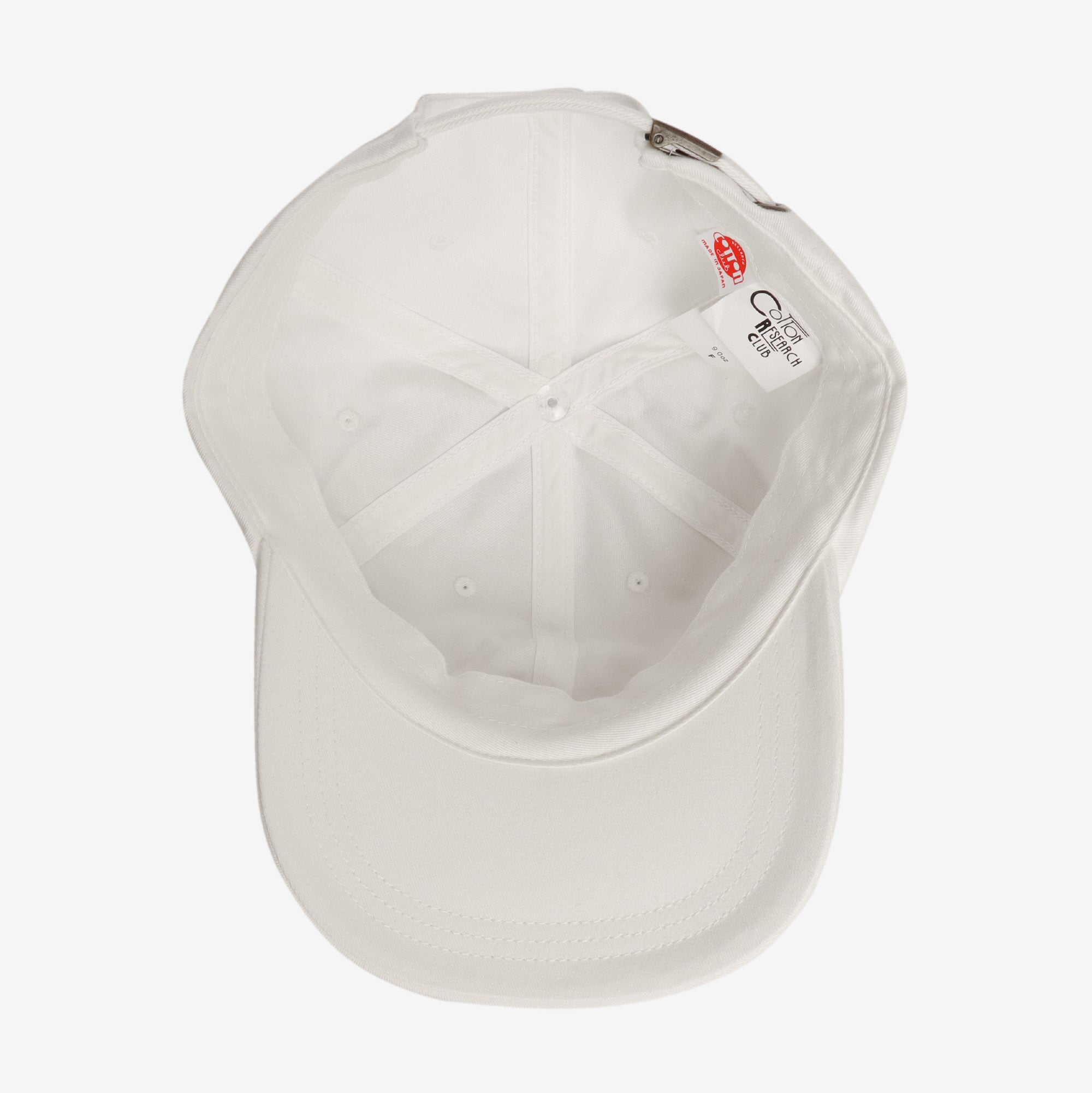 Sulfur Dyed Cap - White  (Made in Japan)