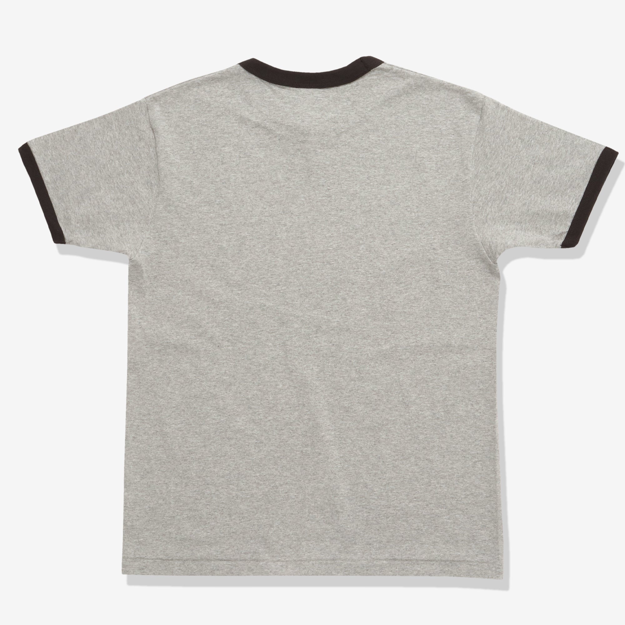 Ringer Tee - Grey / Sumi