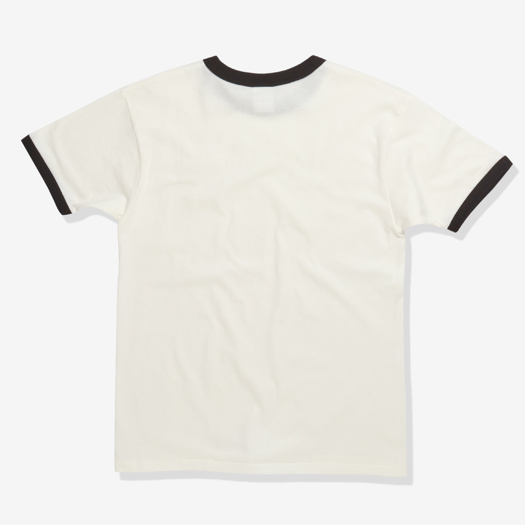 Ringer Tee - Ecru / Sumi