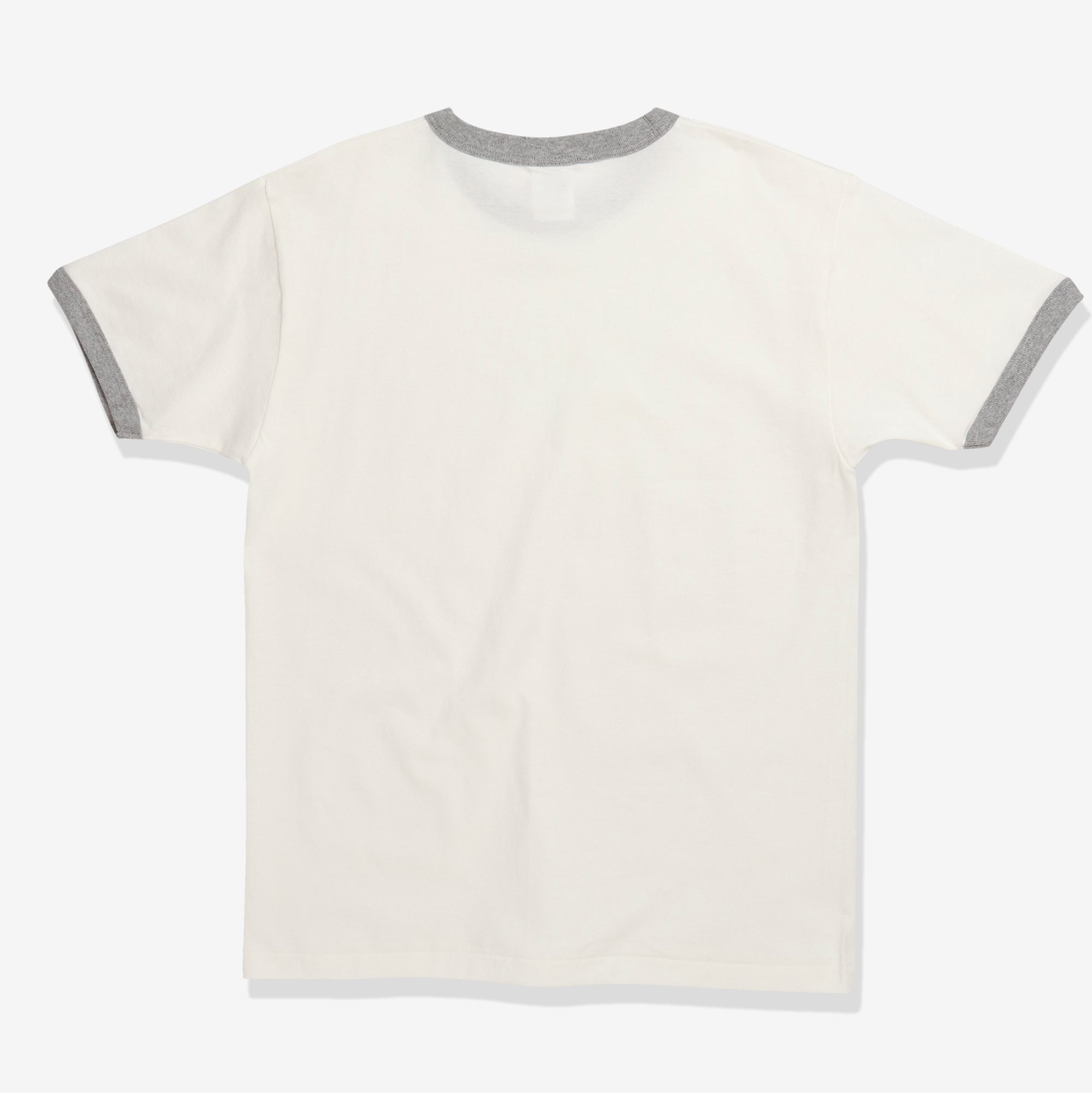 Ringer Tee - Ecru / Grey
