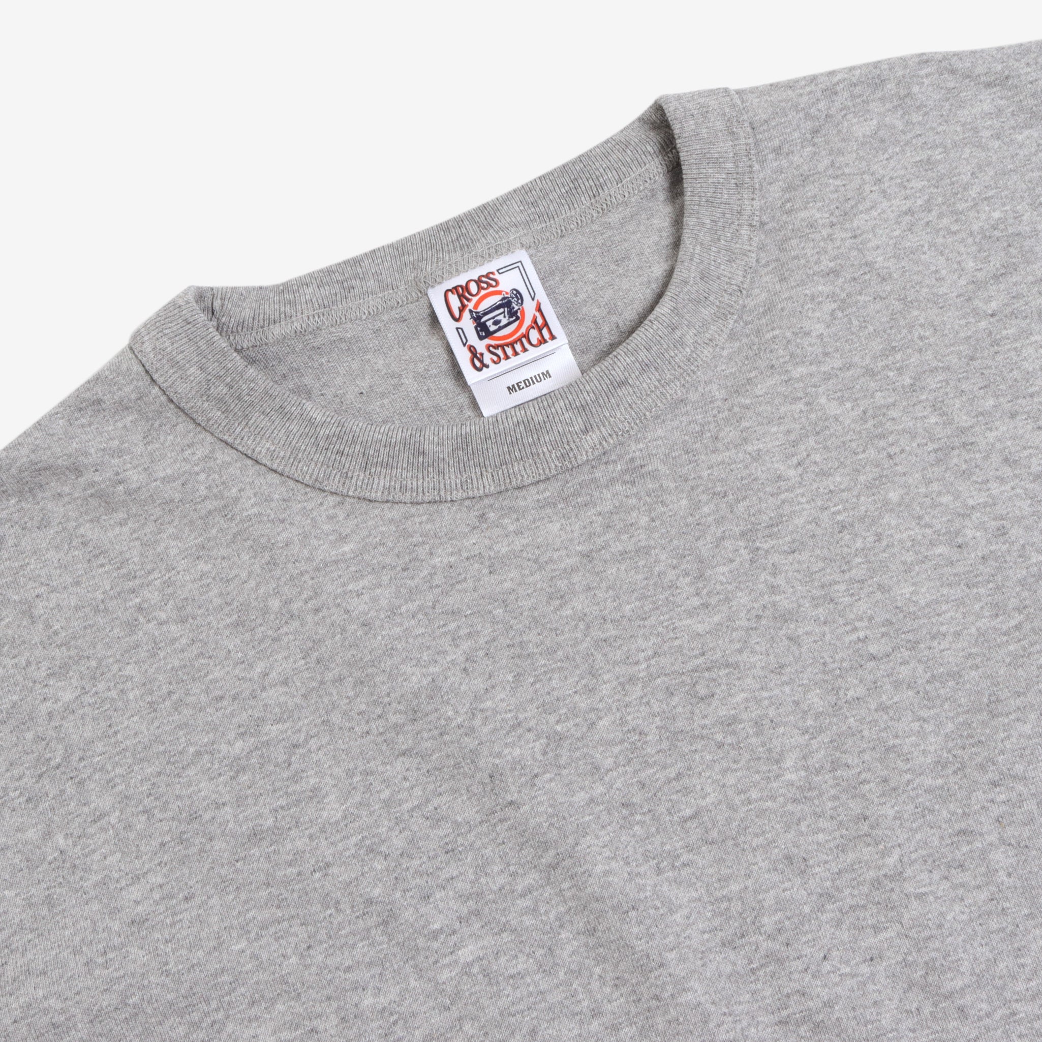 Ringer Tee - Heather Grey