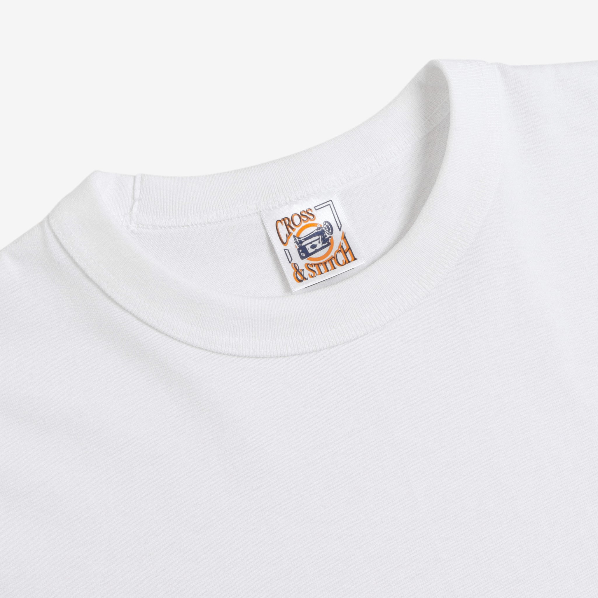 Ringer Tee - White