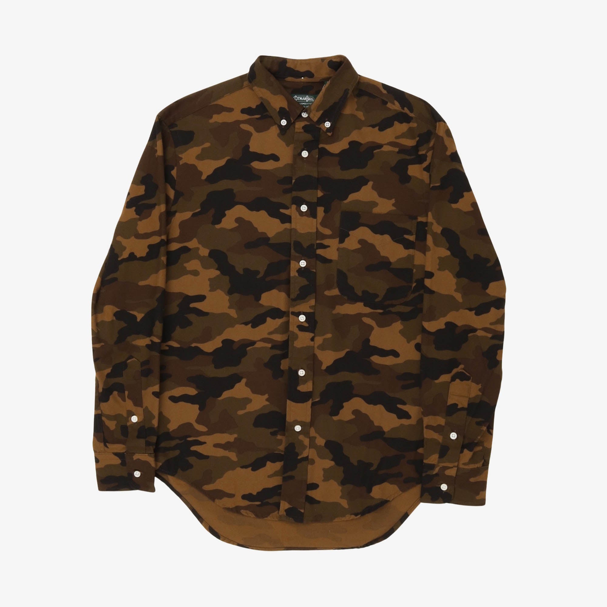 DR Japanese Camo Oxford BD Shirt