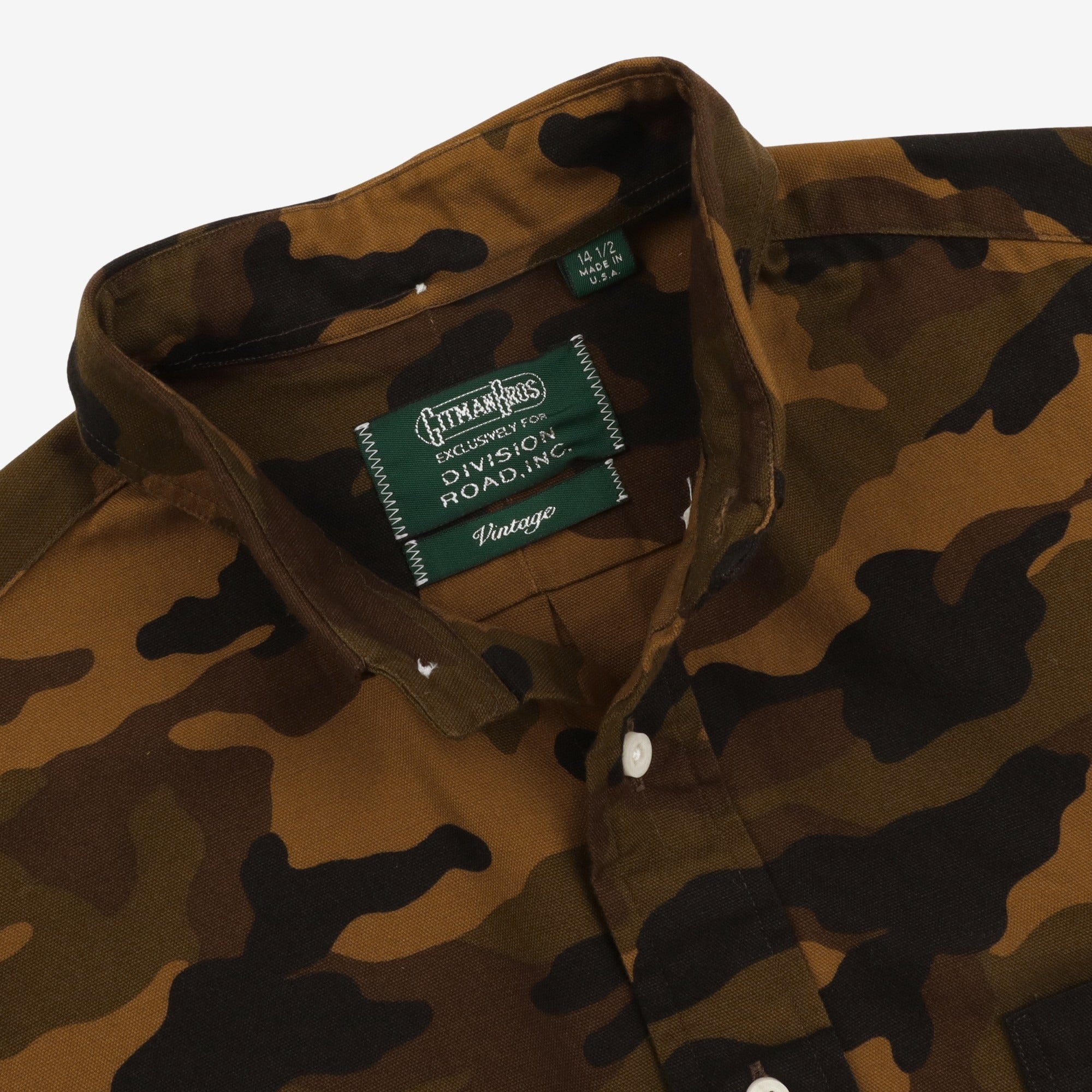 DR Japanese Camo Oxford BD Shirt