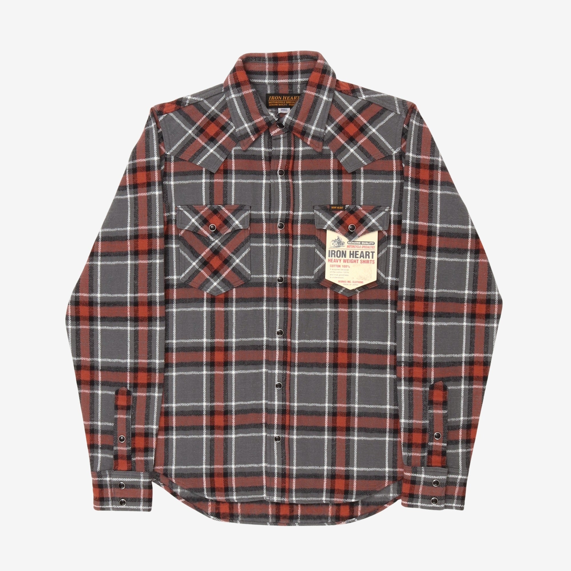 12oz Slubby Heavy Flannel Western Shirt