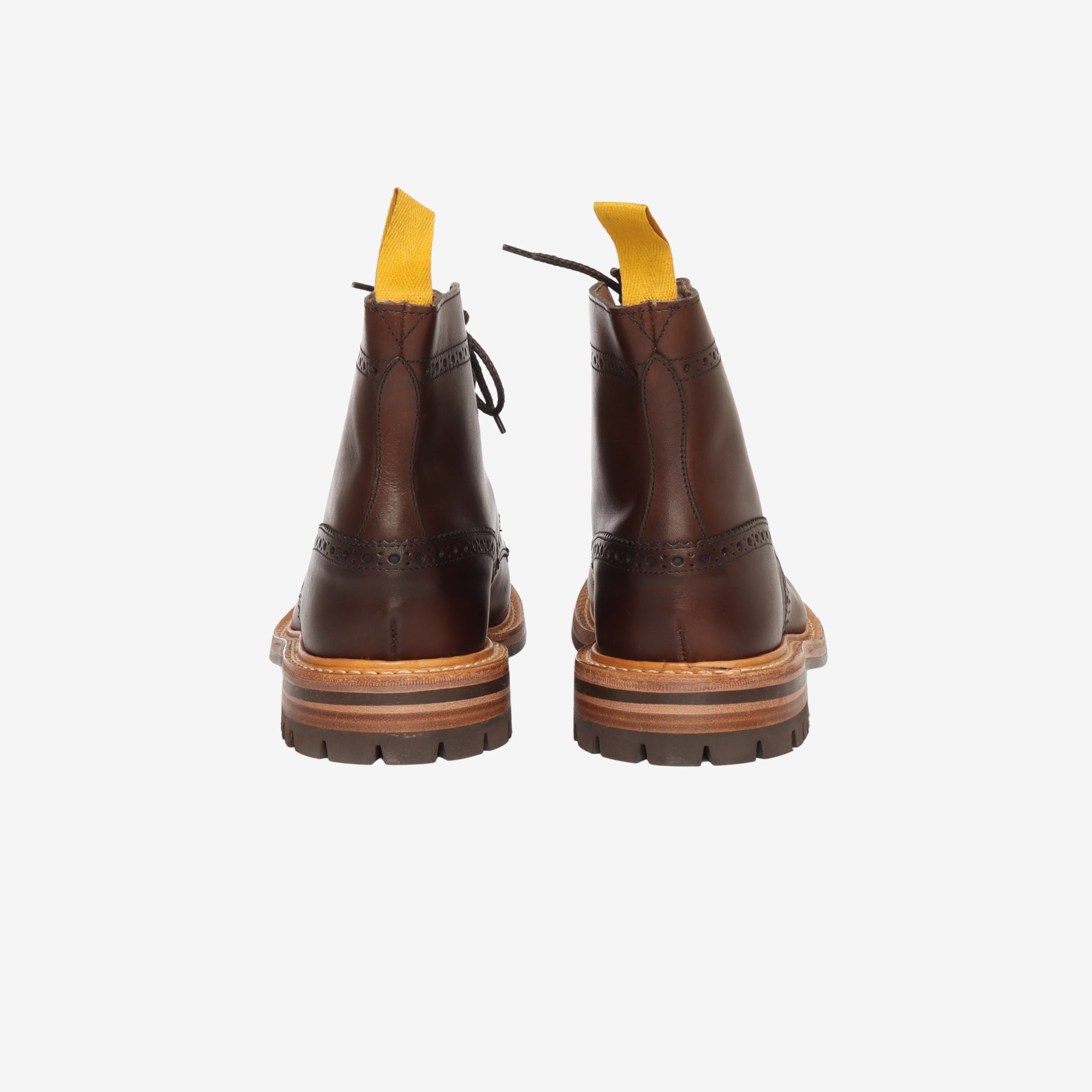 Burnished Brogue Boots