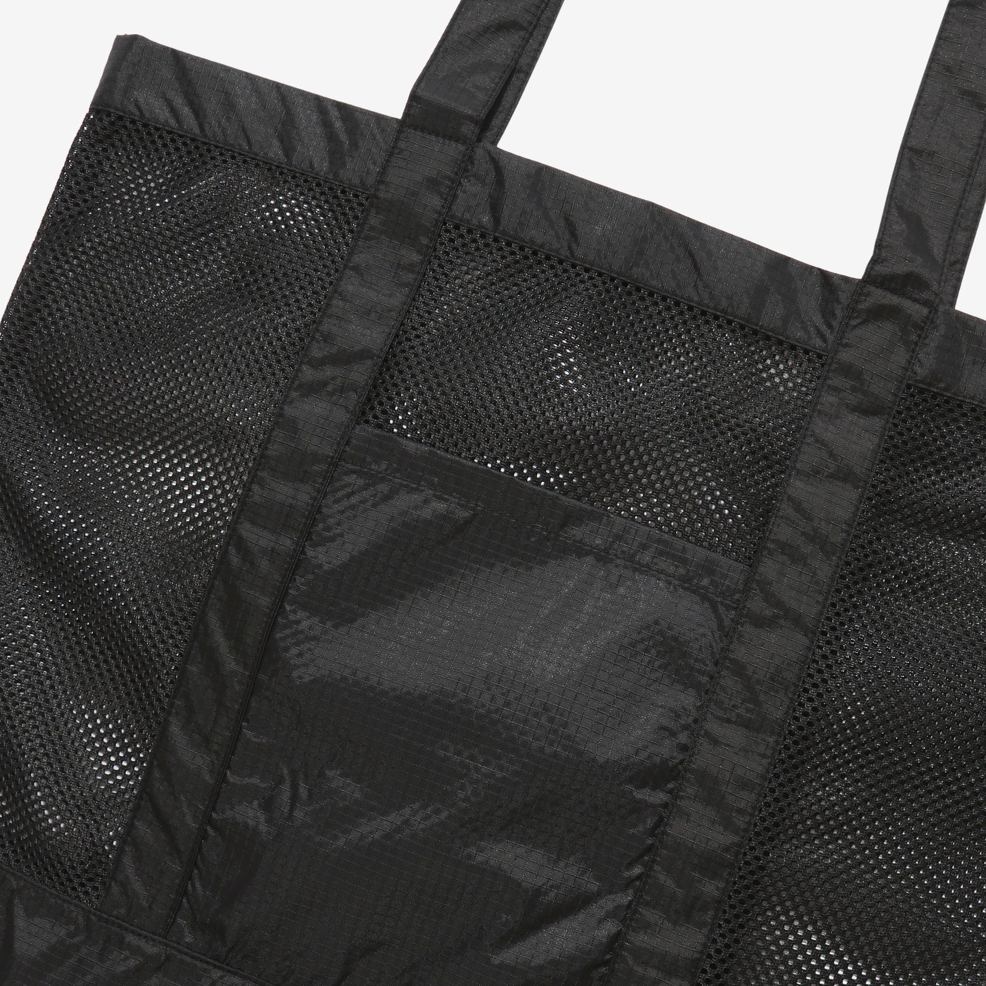 Rip Stop Mesh Tote Bag (Black)
