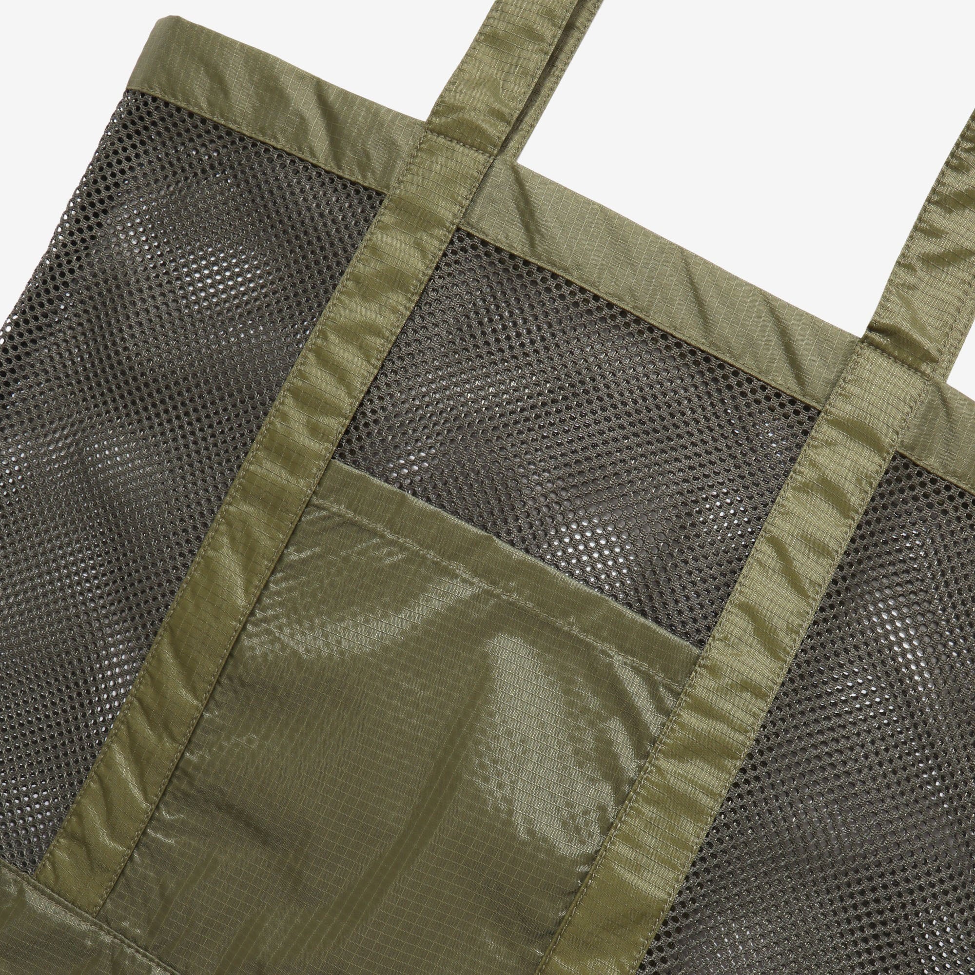 Rip Stop Mesh Tote Bag (Olive)