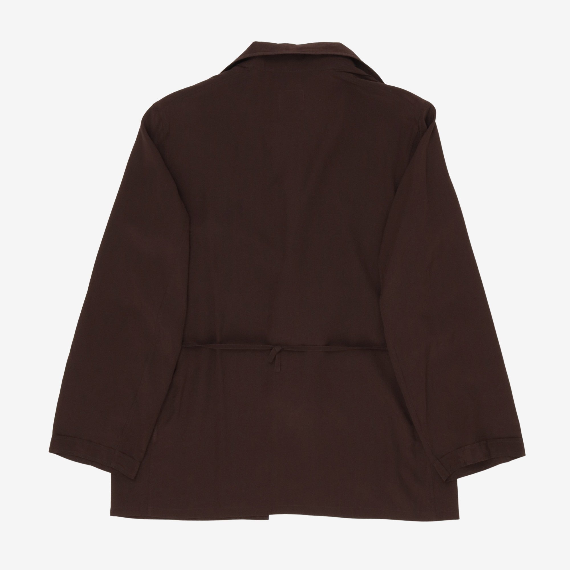 Pussy-Bow Silk Crepe De Chine Shirt