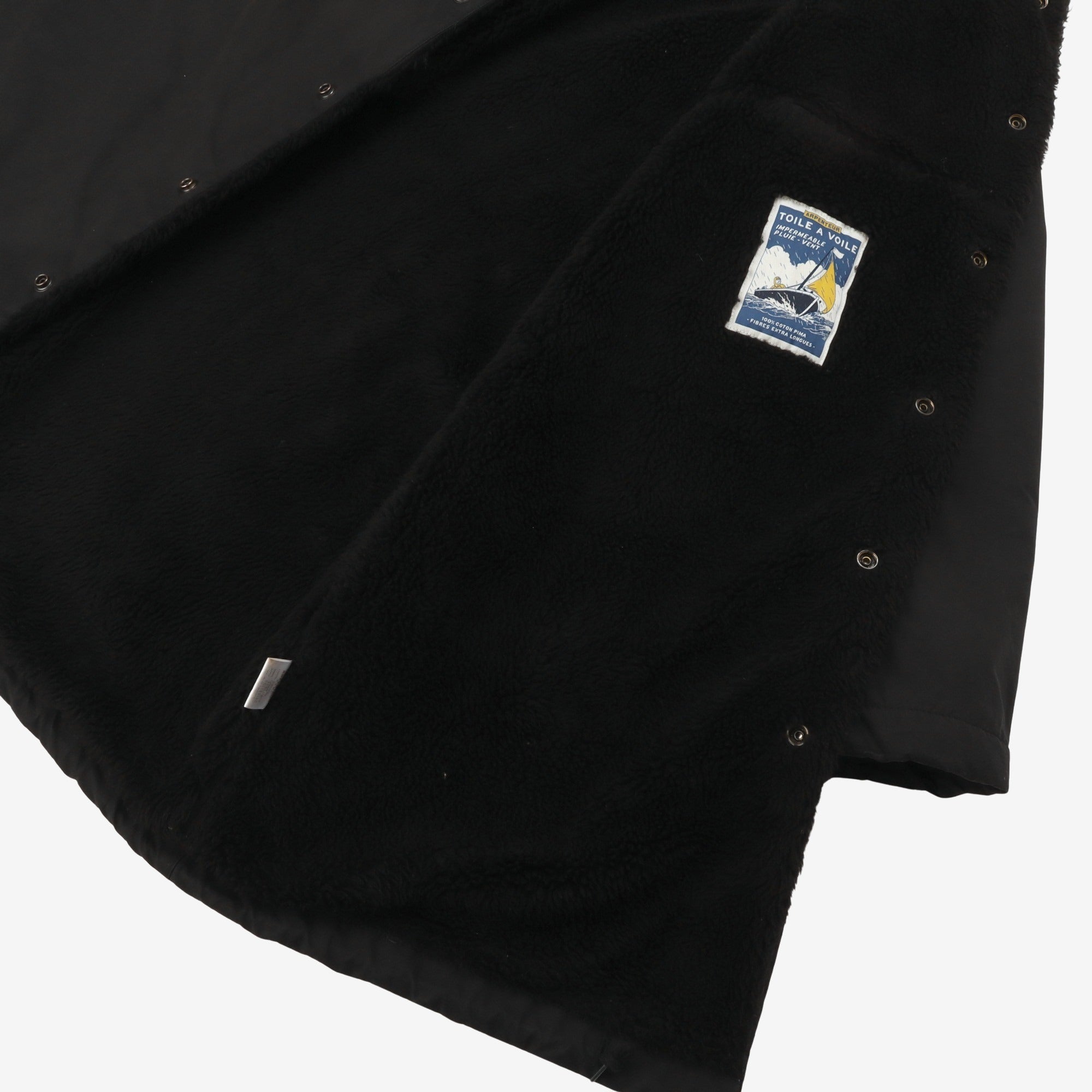 Quart Long Gabardine Fur Coat
