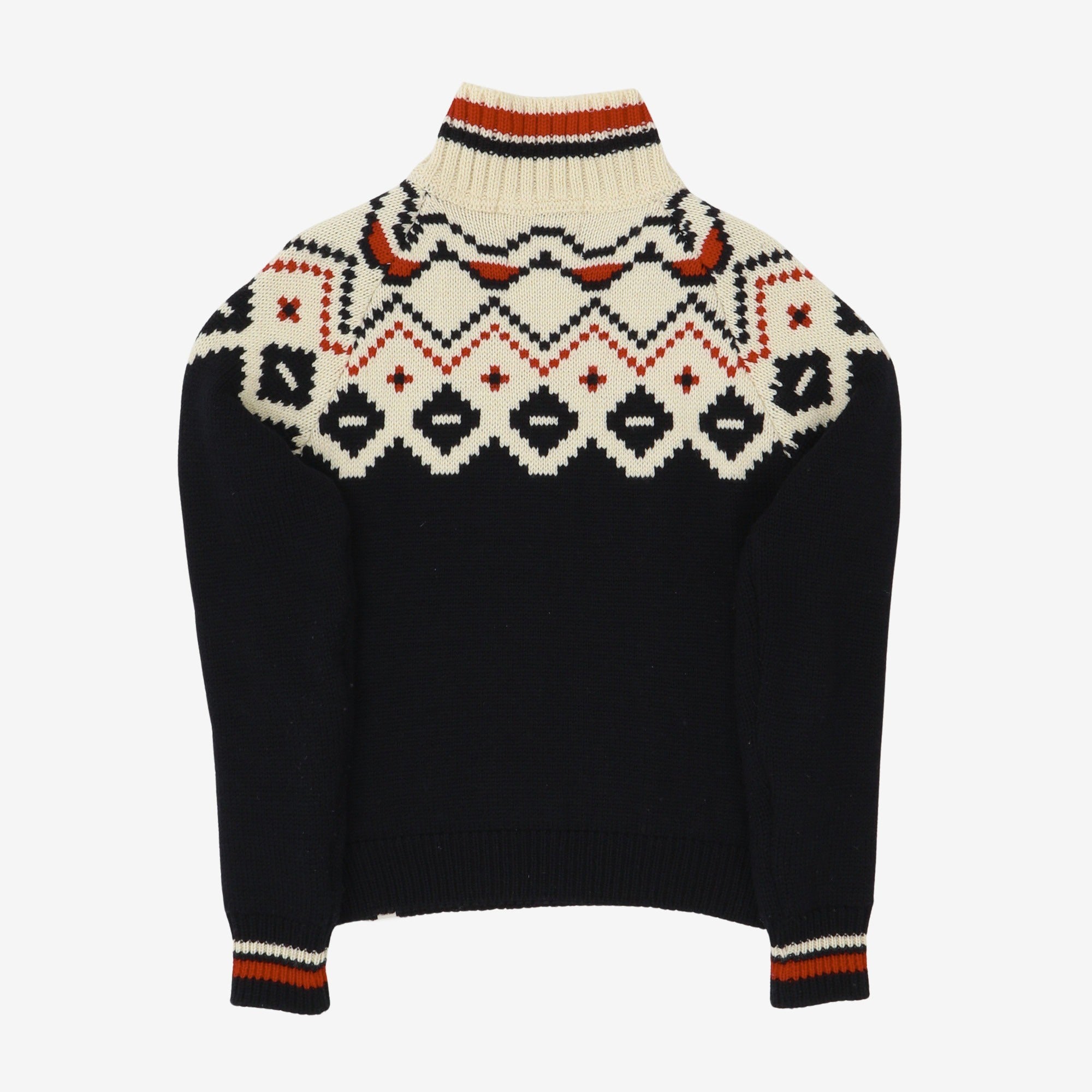 Wool Half Zip Sweater
