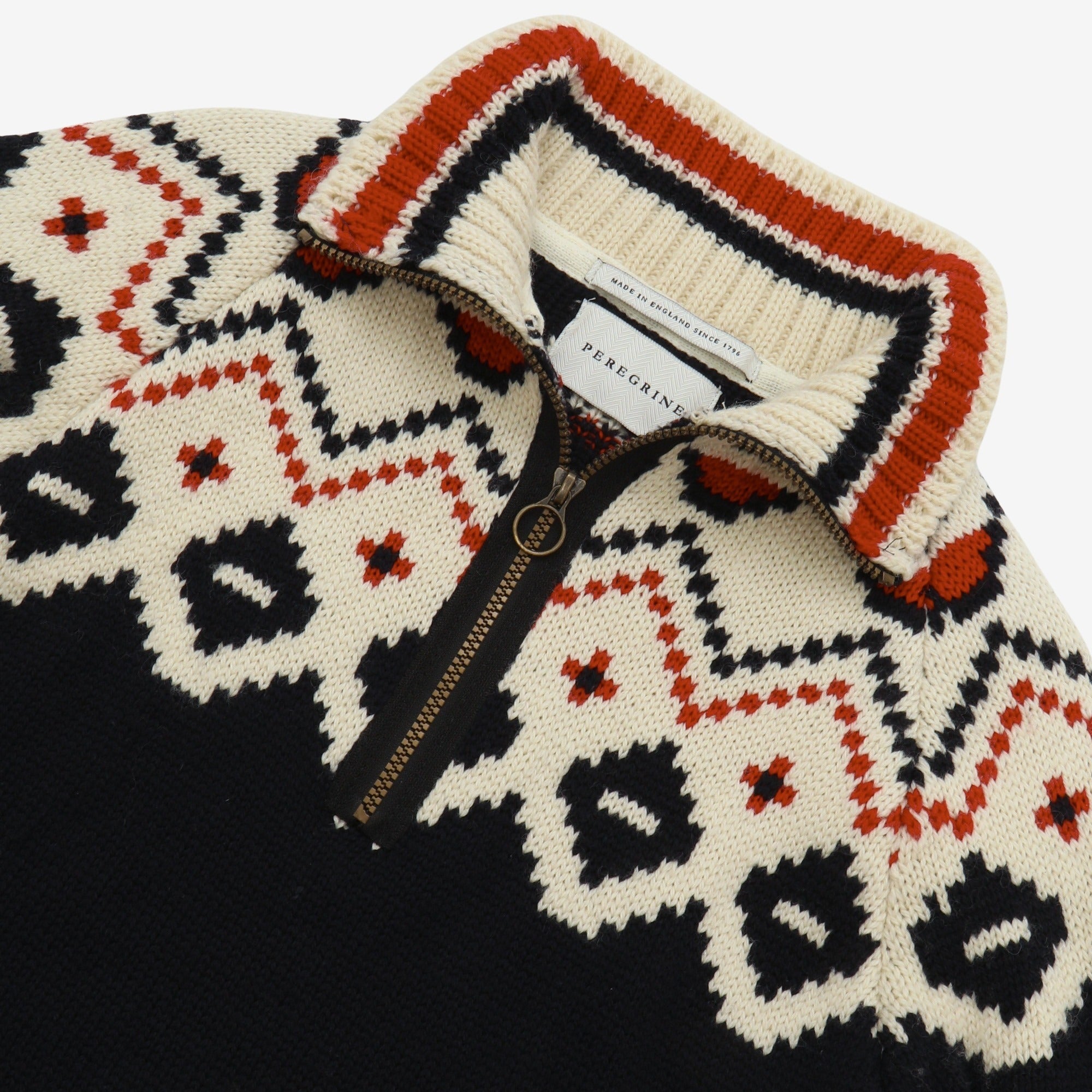 Wool Half Zip Sweater