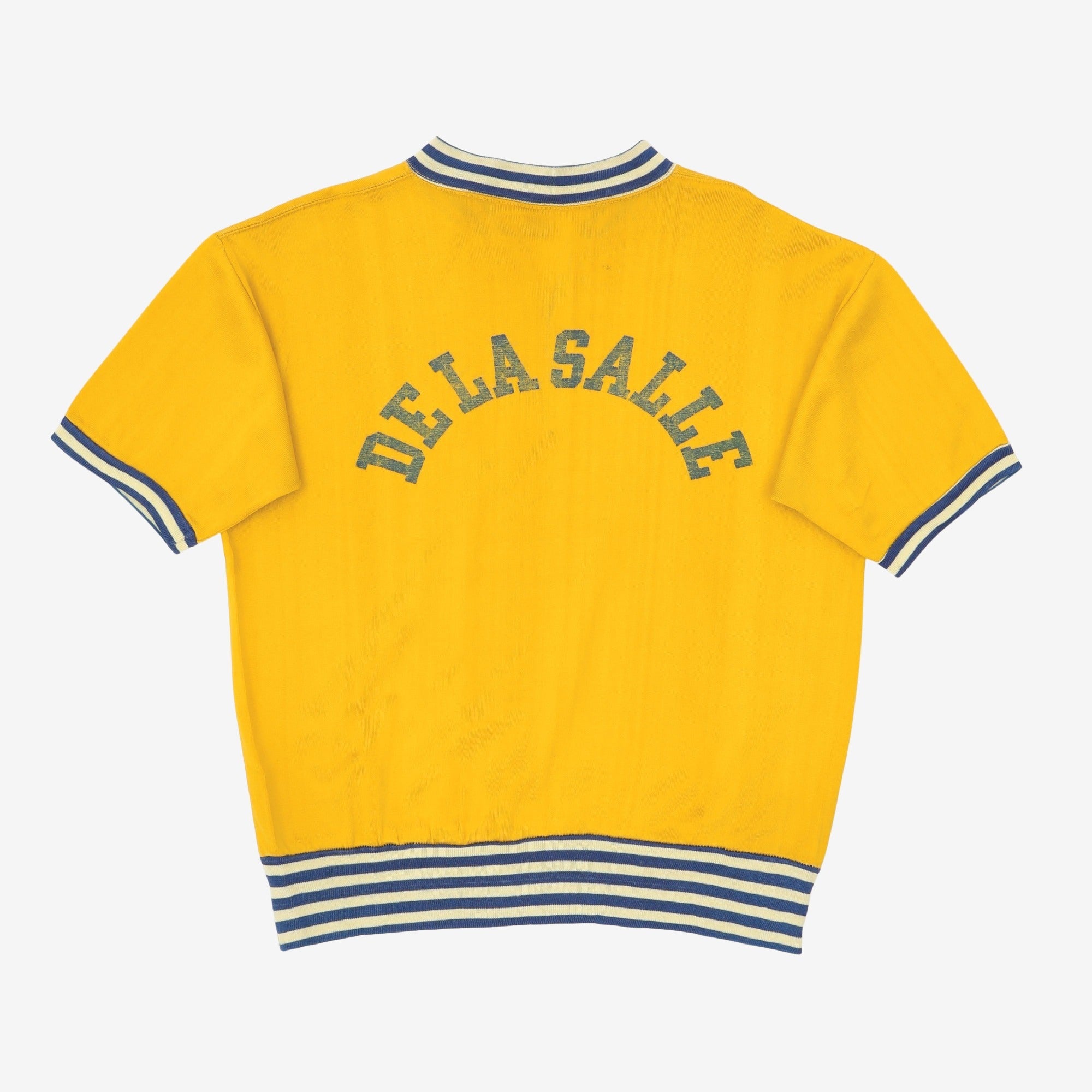 Vintage 1950s De La Salle Meteors Zip Jersey
